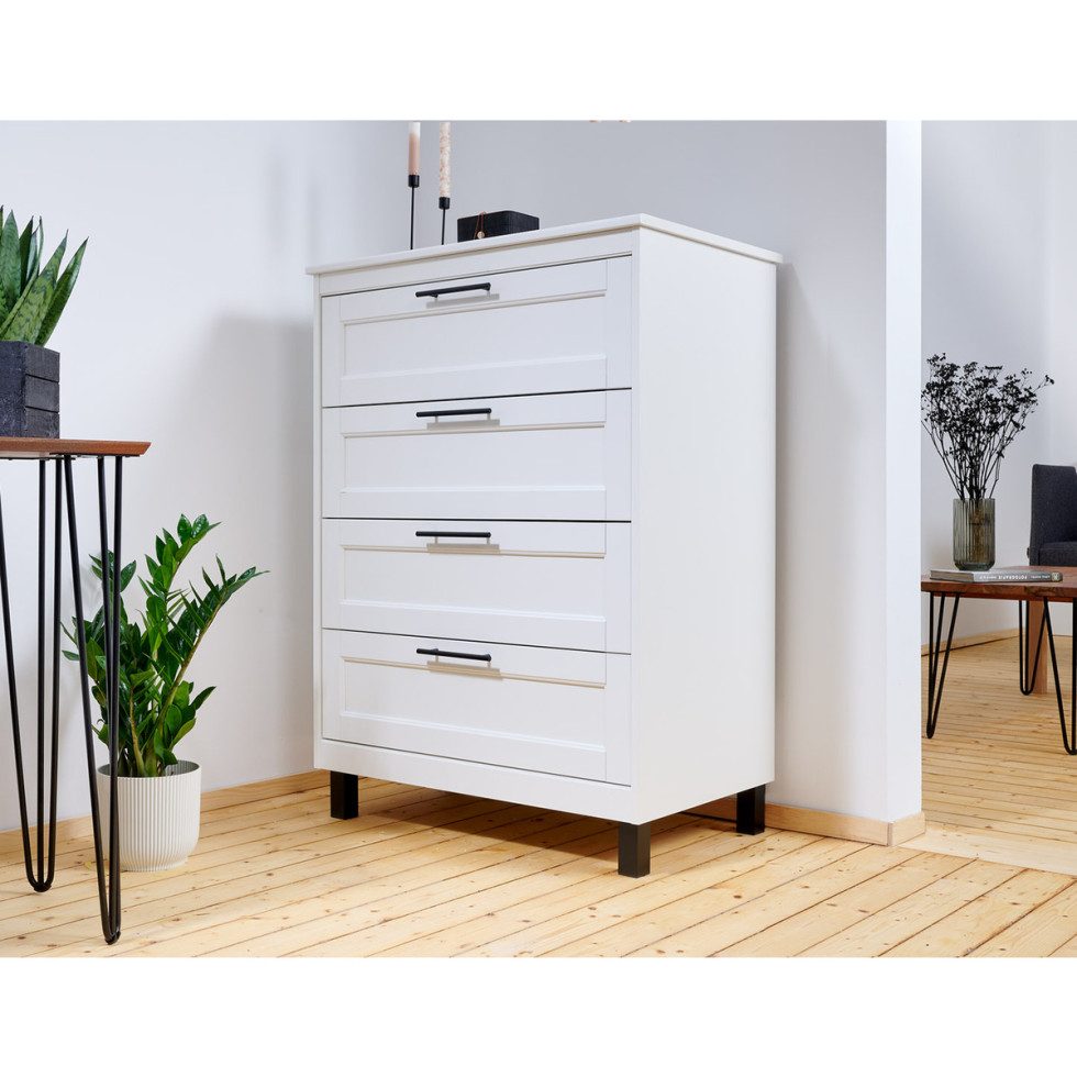 Hettich Möbelfuß Hettich Möbelfuß 4,0 x 15 -16,5 cm Stahl schwarz -