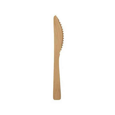 PAPSTAR Einwegteller »Papstar 50 Messer, aus Bambus "pure" 17 cm«