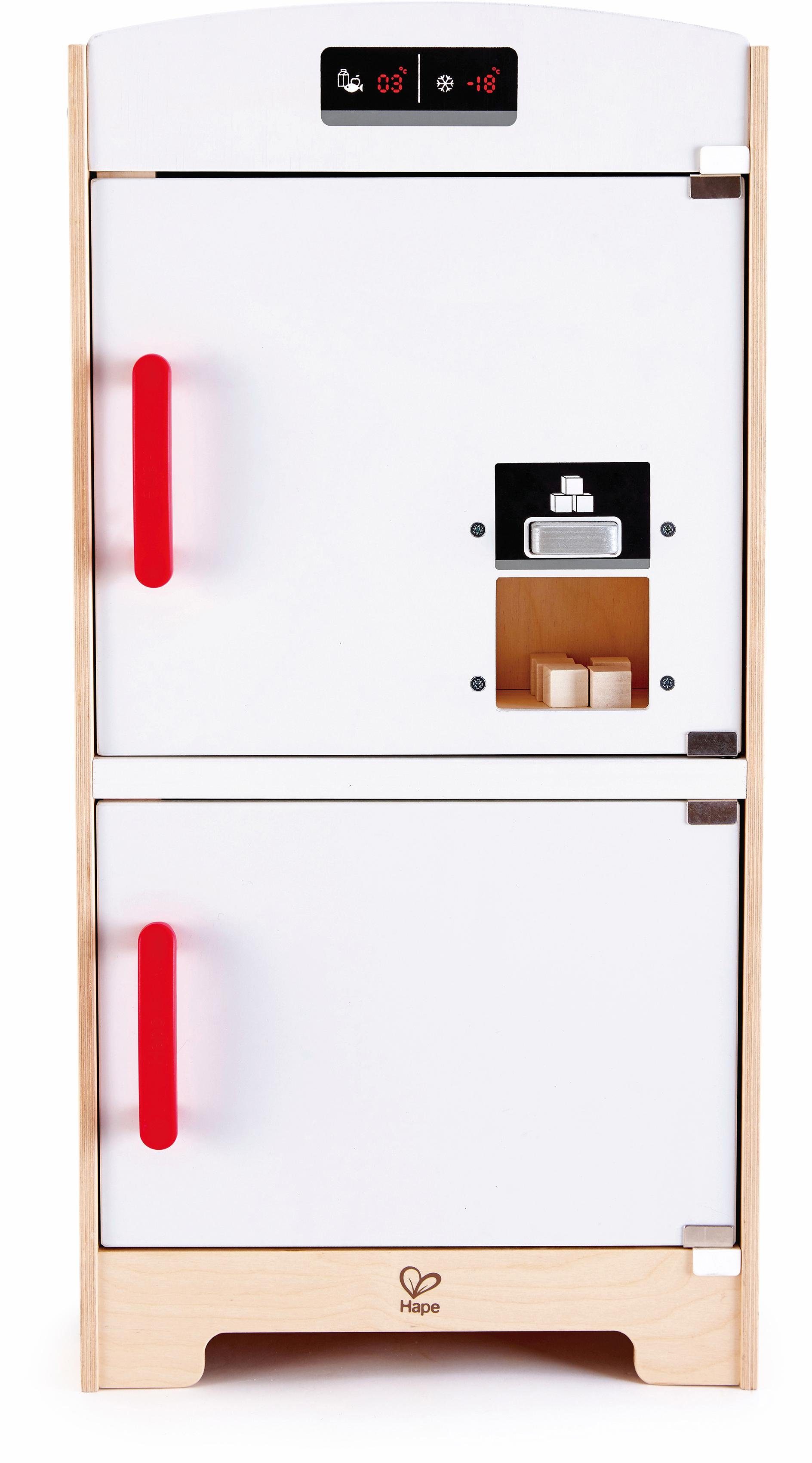 Hape Spielküche Kühlschrank mit Gefrierschrank Holz