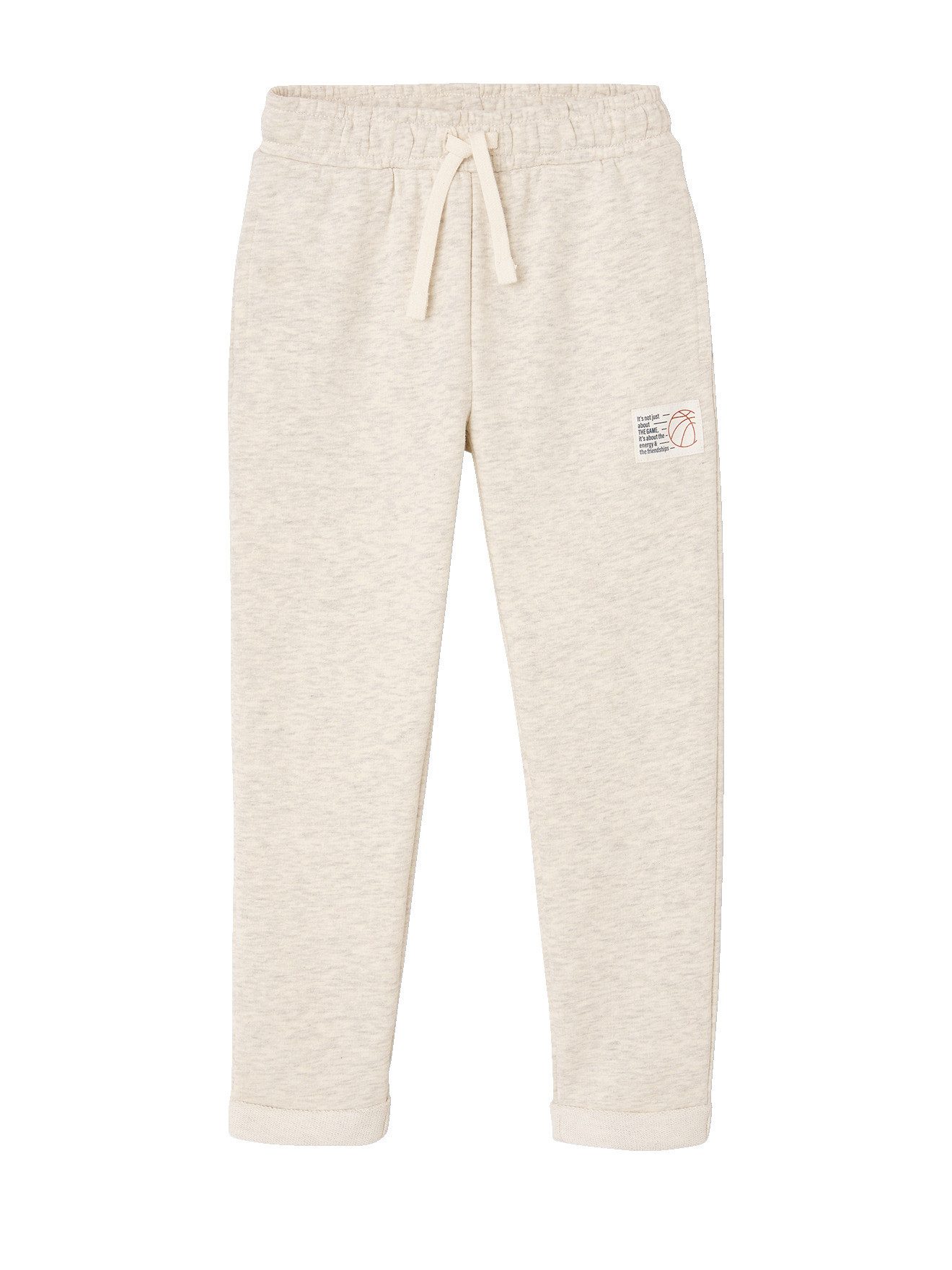 vertbaudet Stoffhose Jogginghose Jungen, seitliche Taschen Bundweite verstellbar