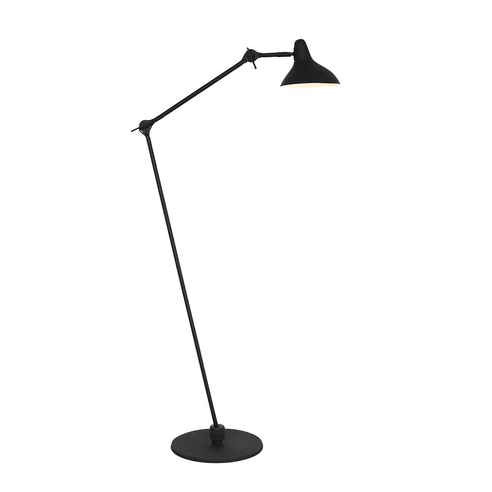 Steinhauer LIGHTING LED Leselampe, Leuchtmittel nicht inklusive, Standlampe Stehleuchte Wohnzimmerleuchte schwarz Beistelllampe
