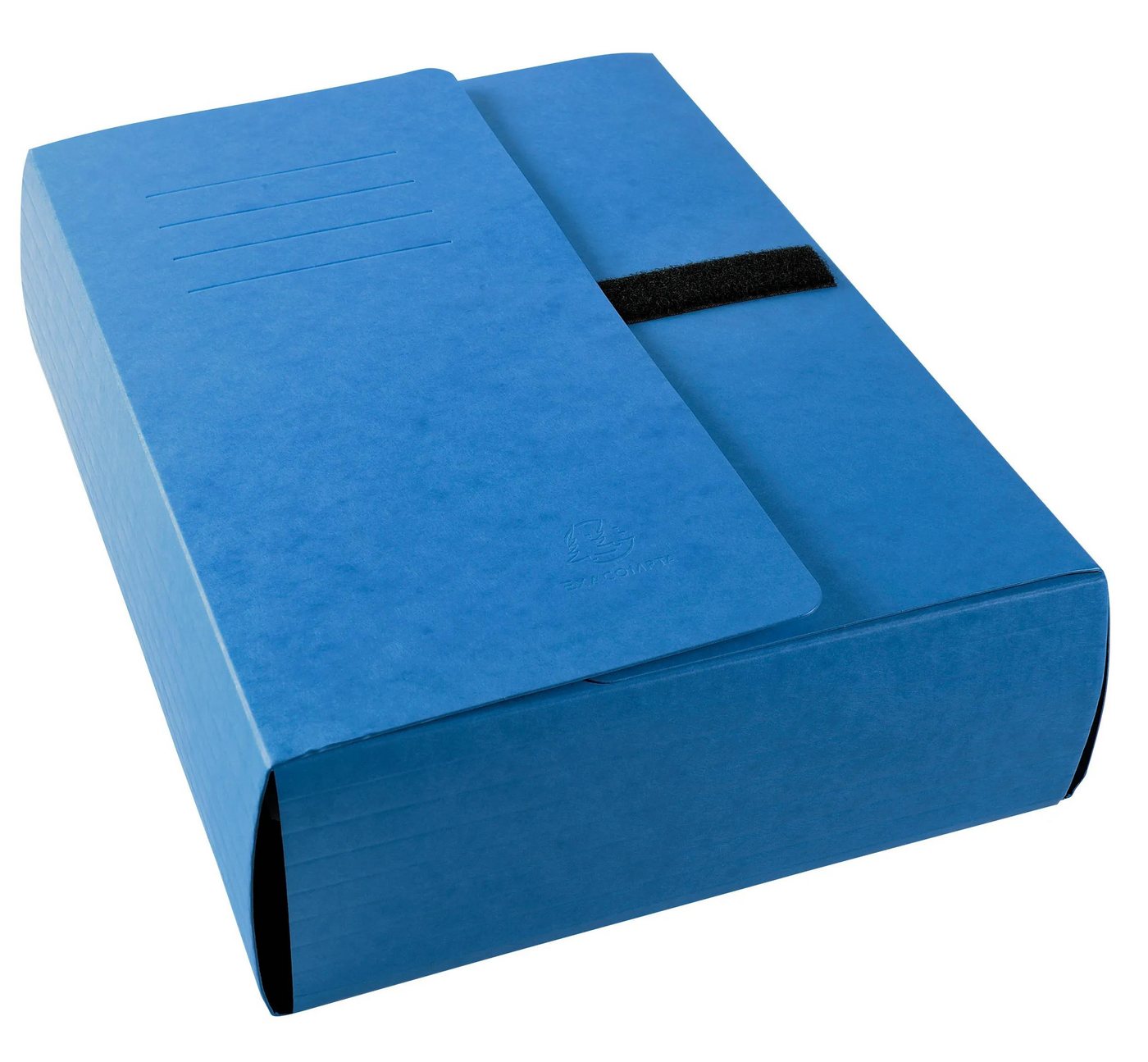 Thumbnail - EXACOMPTA Organisationsmappe 10x Mappe mit Gürtel mit Klettverschluss - 24x32cm - Blau - 742E, Mappen mit dehnbaren Rück...