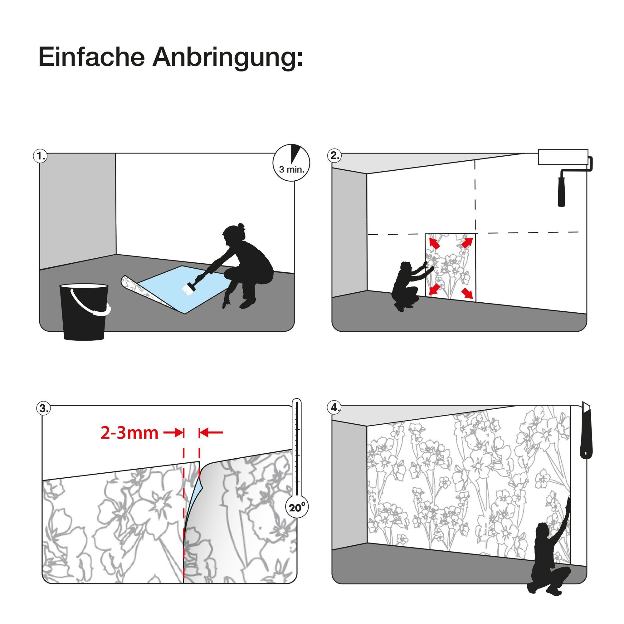 Komar Fototapete Spider-Man Graffiti Art - Größe 368 x 127 cm, glatt, bedruckt, (1 St), Kinderzimmer – Bild 4 von 5