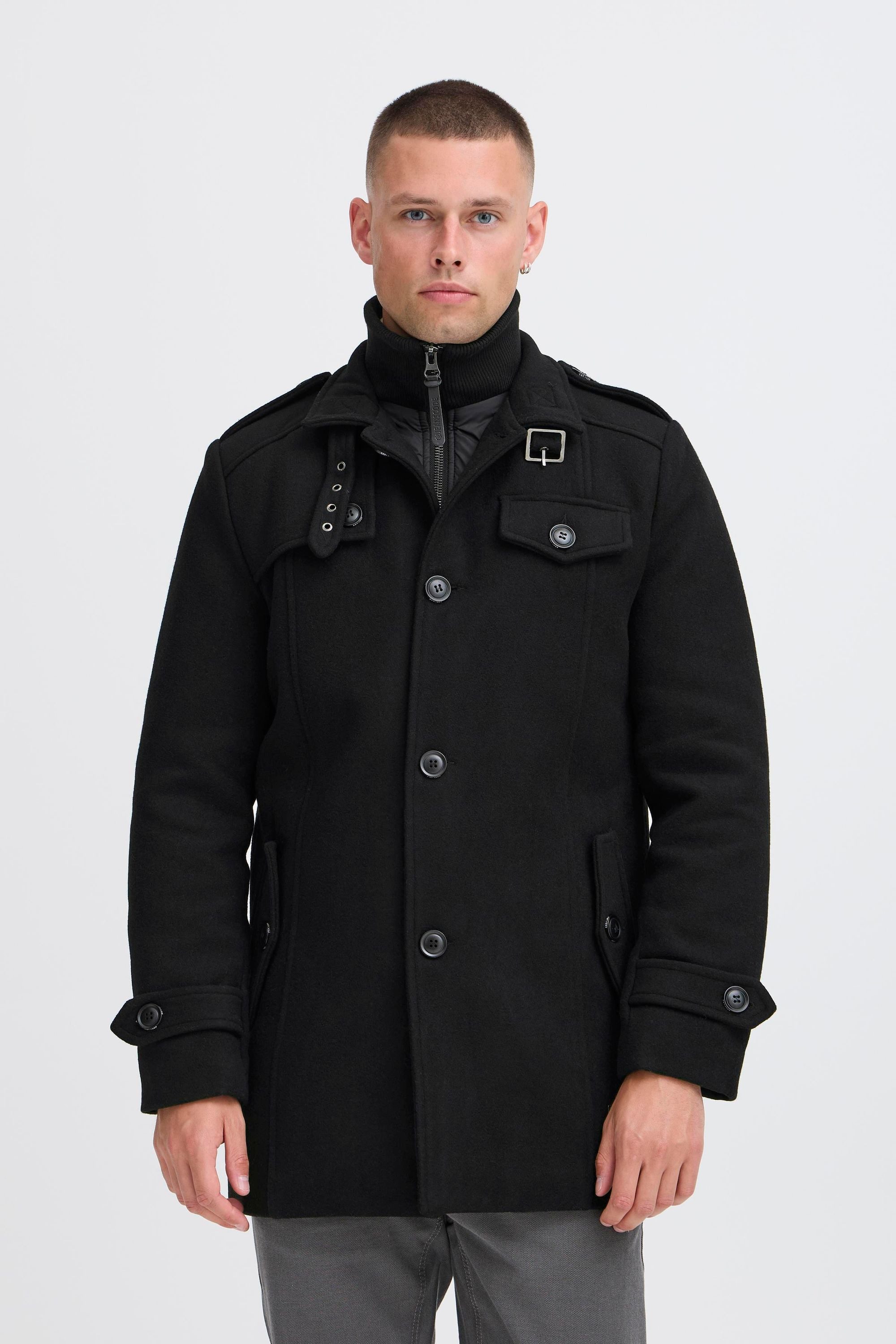 Indicode Kurzmantel IDBrandan Mantel mit Stehkragen günstig online kaufen