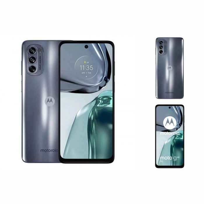 Motorola Smartphone Motorola Moto G62 Qualcomm Snapdragon 480 Android 12 Grau 1 Smartphone