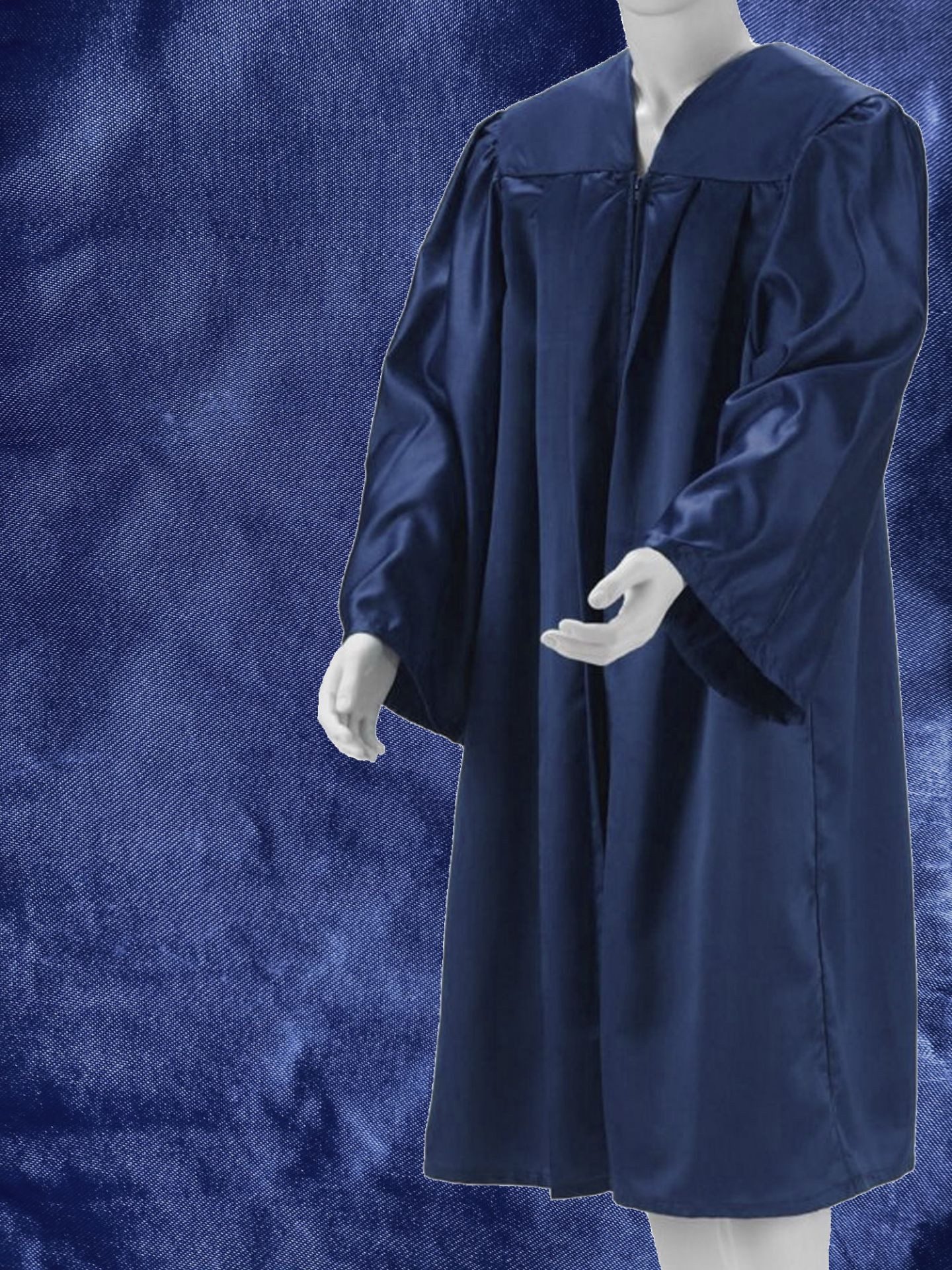 Kokott Berufskleidung Umhang Robe – Graduation Gown & Chorrobe, Kaschierte Weite durch Faltenlegung