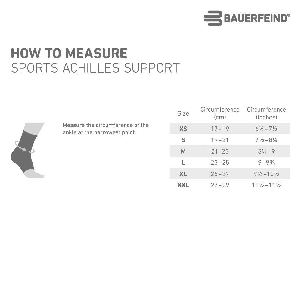 Bauerfeind Achillessehnenbandage Achilles Support, beidseitig tragbar, atmungsaktives Material