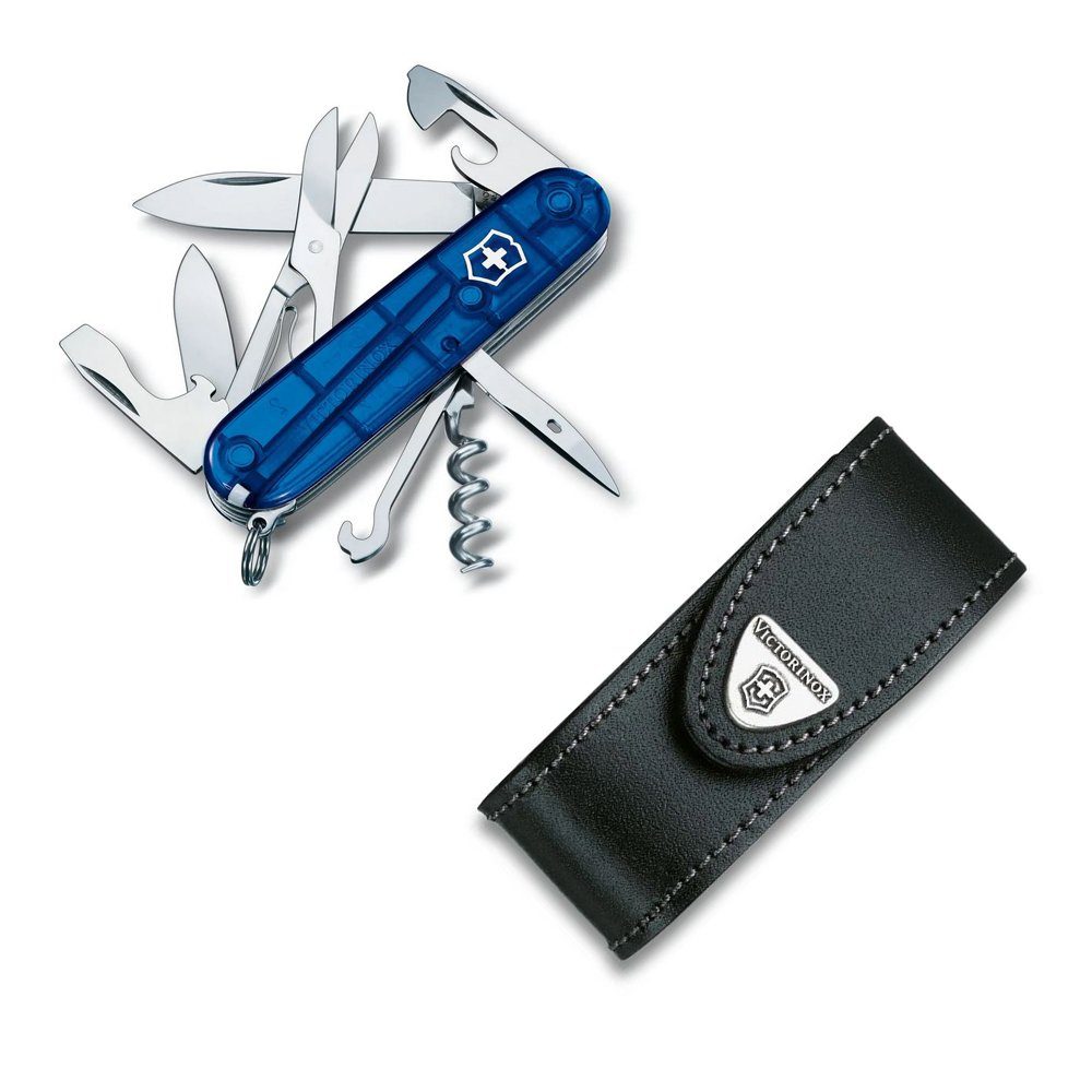 Etui Climber Victorinox transparent-blau Victorinox Taschenmesser, inklusive