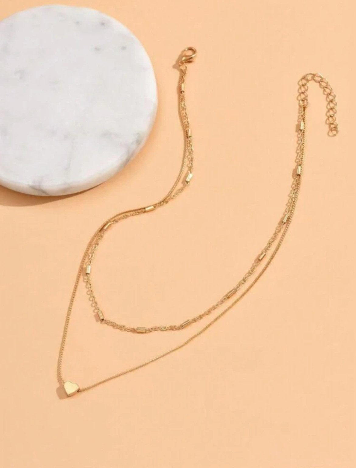 LIMONIA Kette mit Anhänger Doppellagige Kette günstig online kaufen