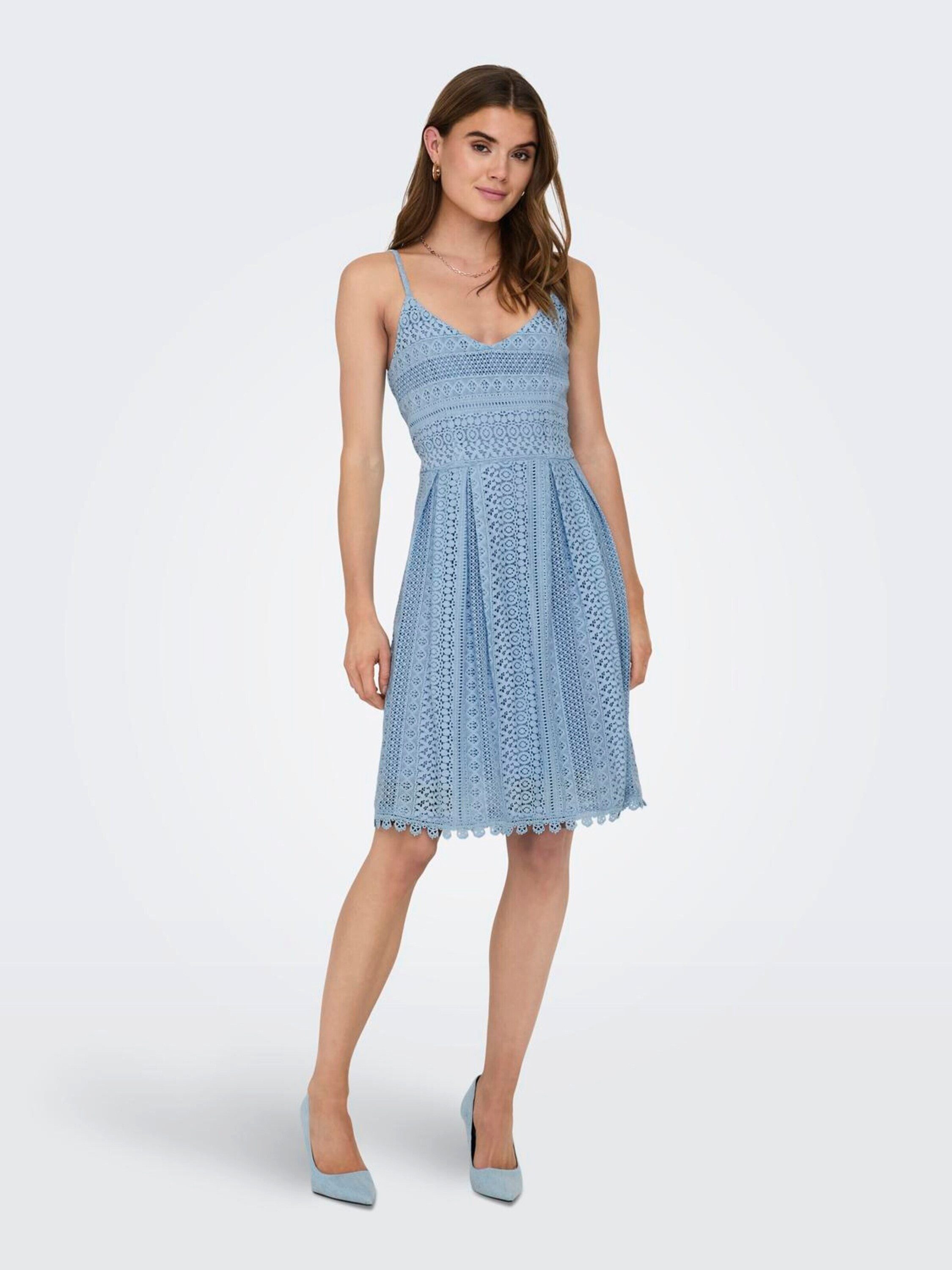 ONLY Cocktailkleid (1-tlg) Falten