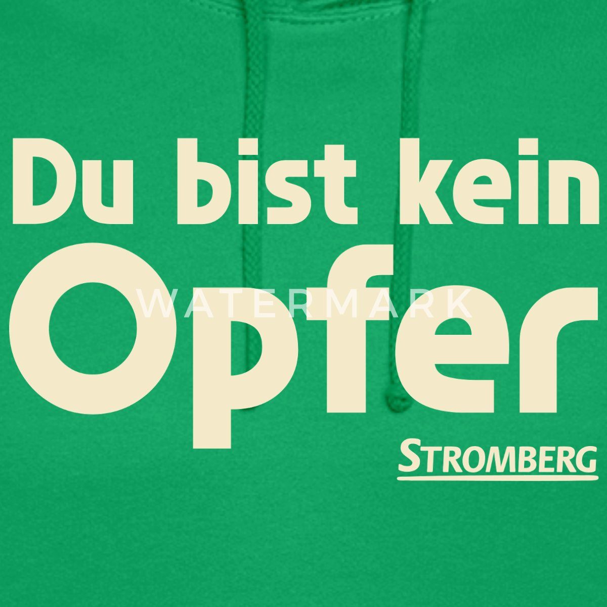 Spreadshirt Hoodie Stromberg Mit Spruch Du Bist Kein Opfer Unisex Hoodie (1-tlg)