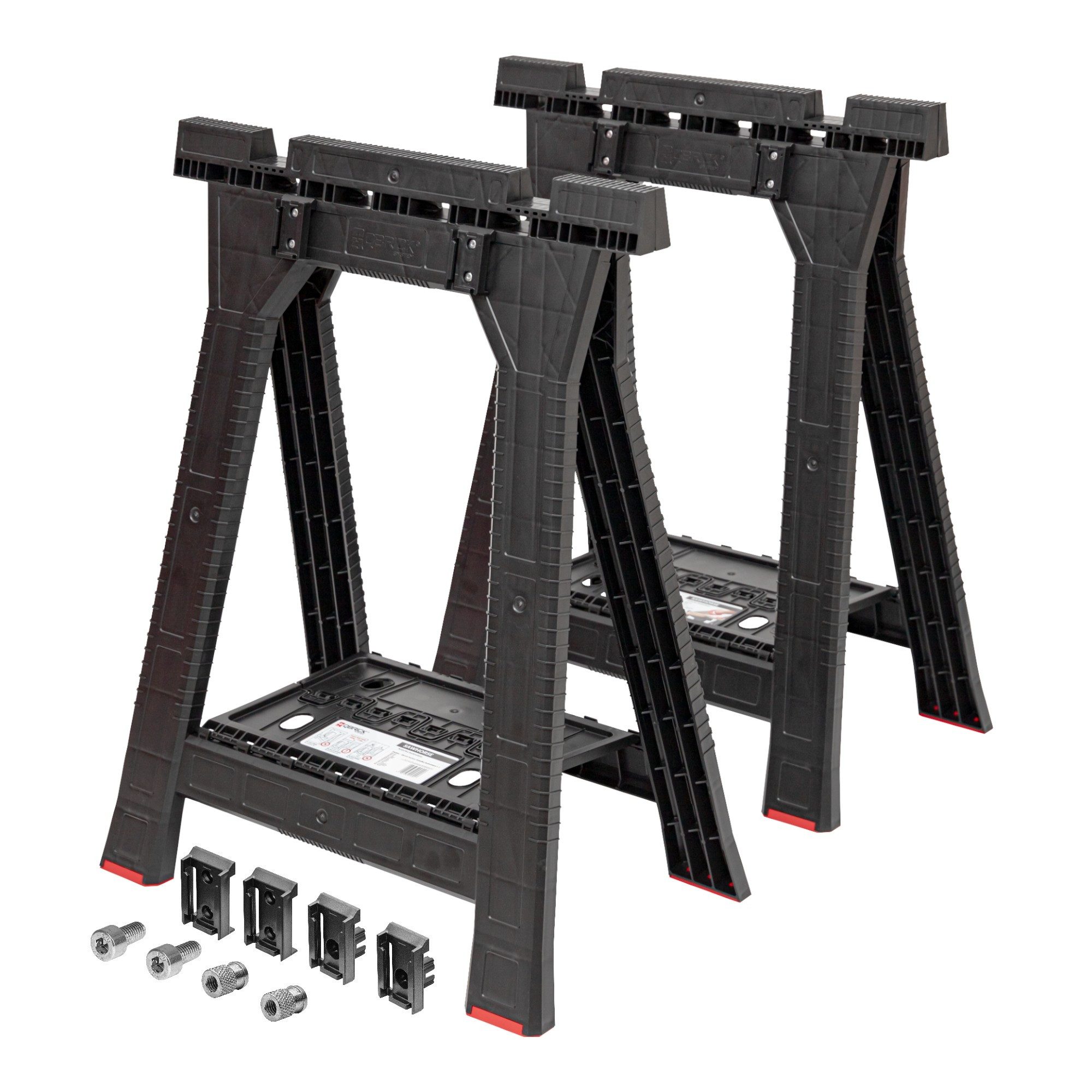 Toolbrothers Klappbock RHINO Werkstattbock Set + Custom Connect 580 x 770 mm 350 kg Traglast