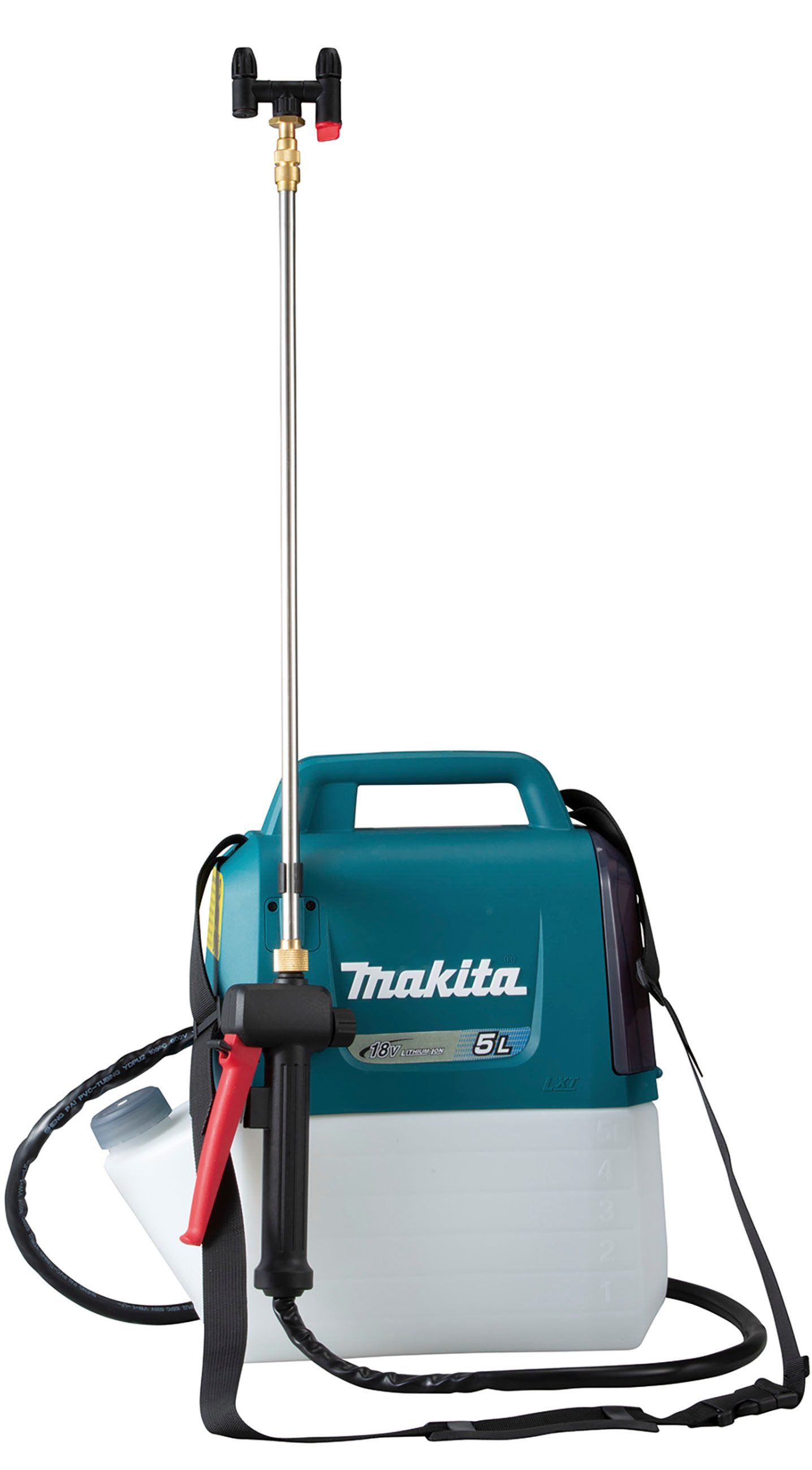 Makita Akku-Drucksprühgerät DUS054Z, 18V, 5,0 l, 3,0 bar, ohne Akku, ohne Ladegerät – Bild 4 von 5