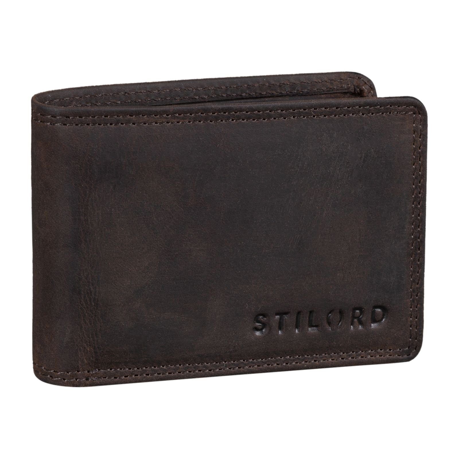 STILORD Geldbörse "Jay" Mini Geldbörse Herren RFID Leder