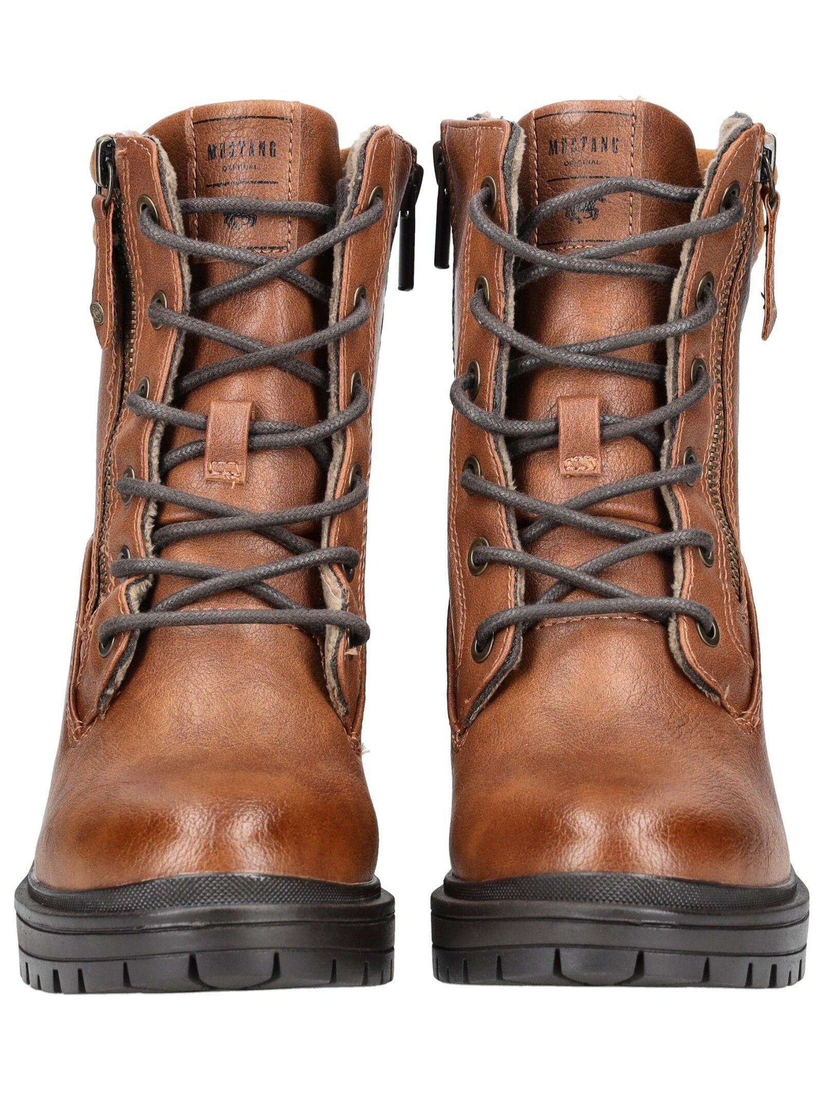 Mustang Shoes Mustang Shoes Stiefelette Lederimitat Schnürstiefelette