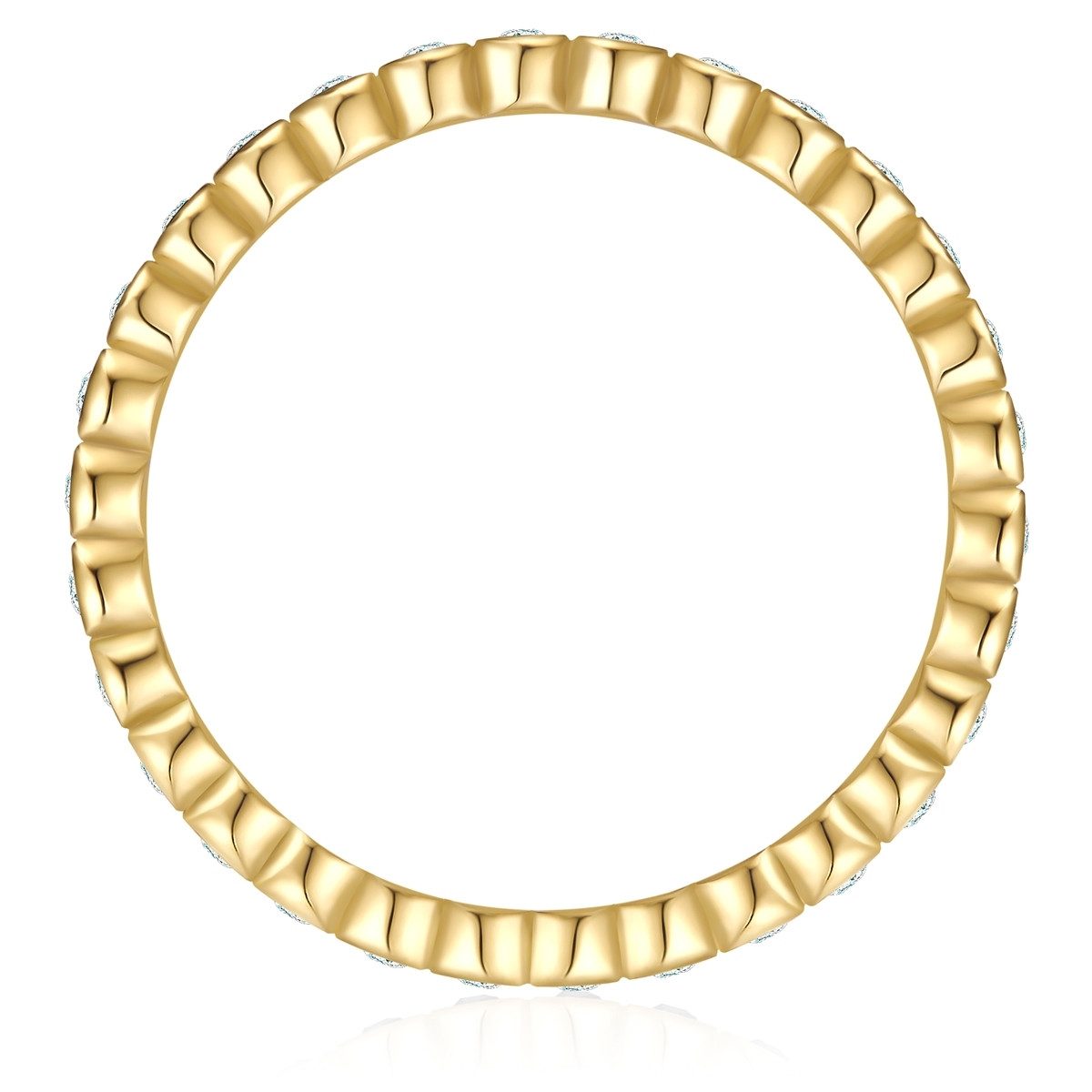 Glanzstücke München Silberring gelbgold