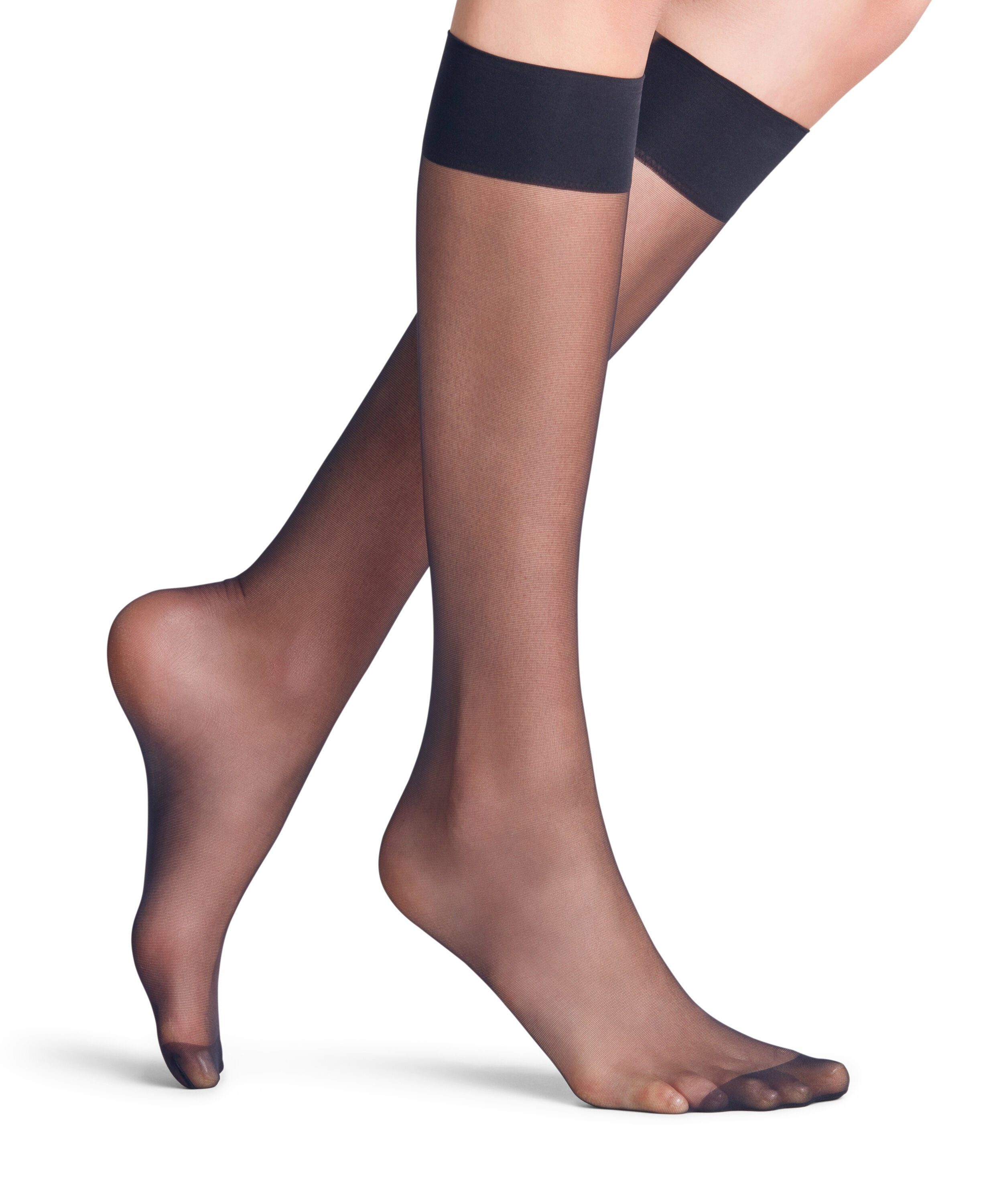 FALKE Feinkniestrümpfe Seidenglatt (1-Paar) transparent & glänzend