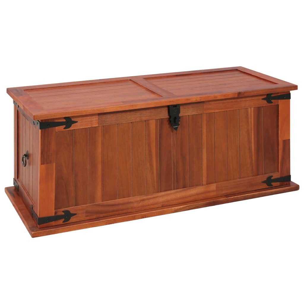 vidaXL Truhe 90 x 45 x 40 cm Truhe Aufbewahrungsbox Holzkiste mit Deckel 90x45x40 c