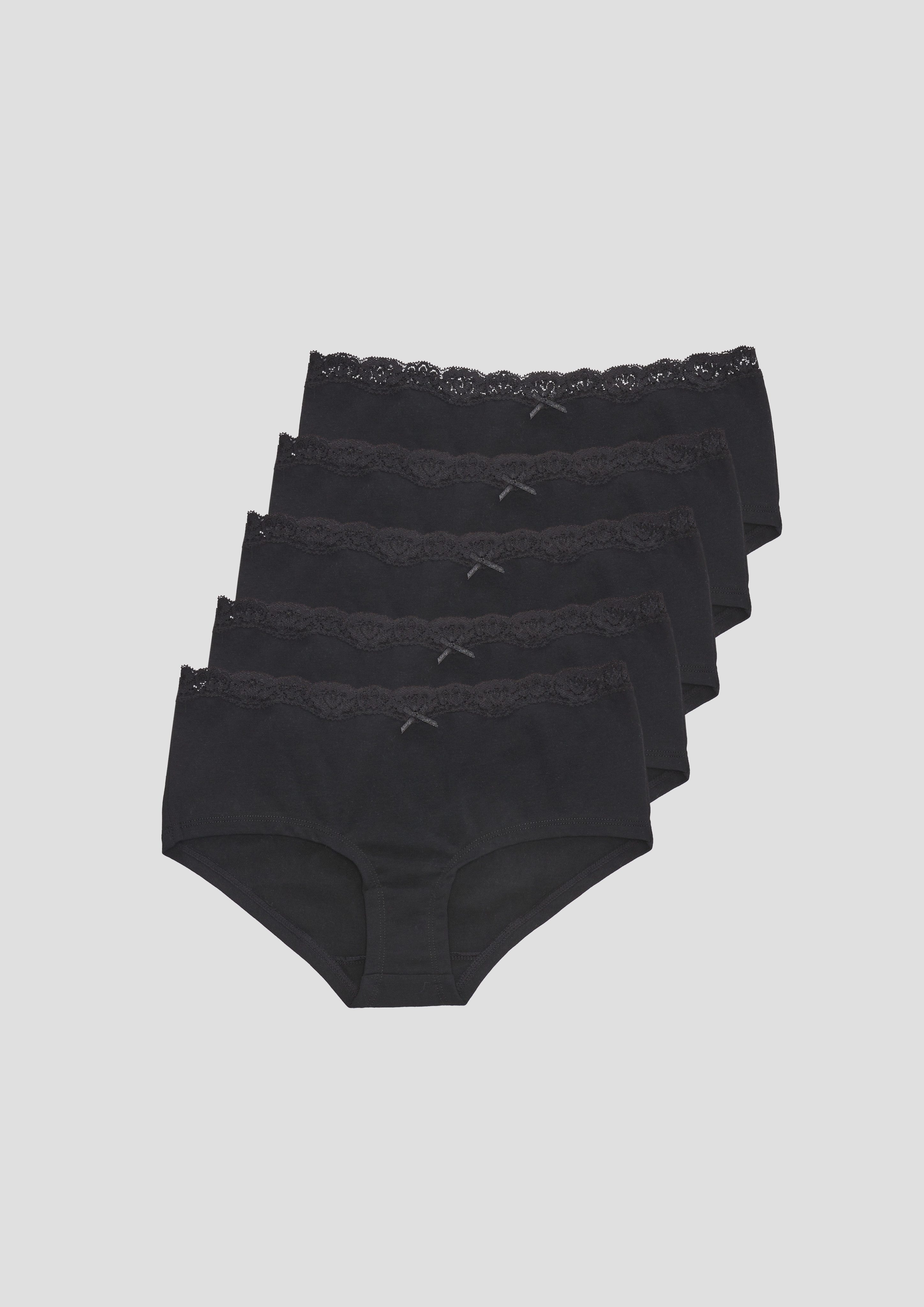 s.Oliver Panty (5er-Pack) aus elastischer Baumwoll-Qualität, mit Aufbewahrungsbox