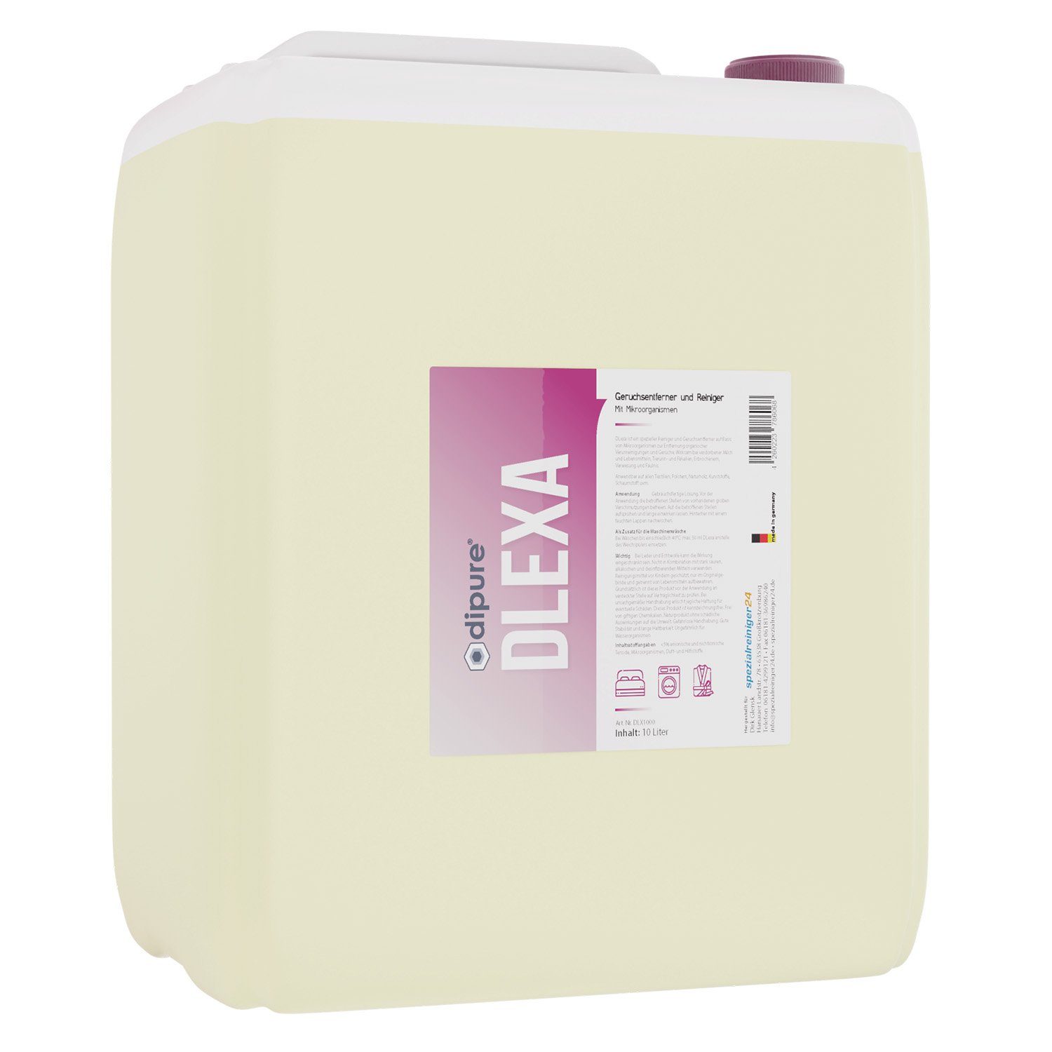 dipure Geruchsentferner DLexa Geruchsneutralisierer und Reiniger, Textilreiniger, Raumspray