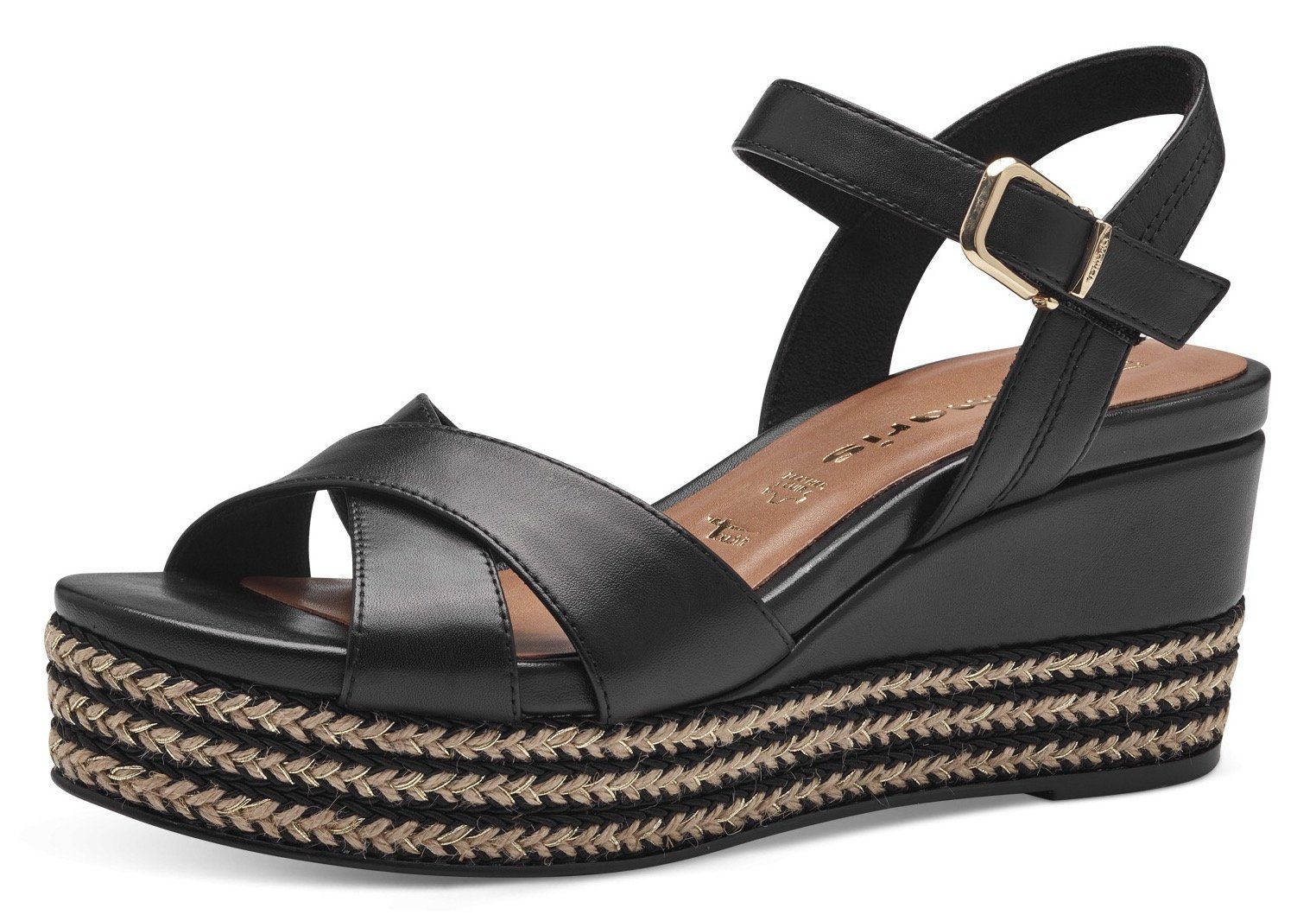 Tamaris Keilsandalette, Sommerschuh, Sandale, Keilabsatz, mit günstig online kaufen