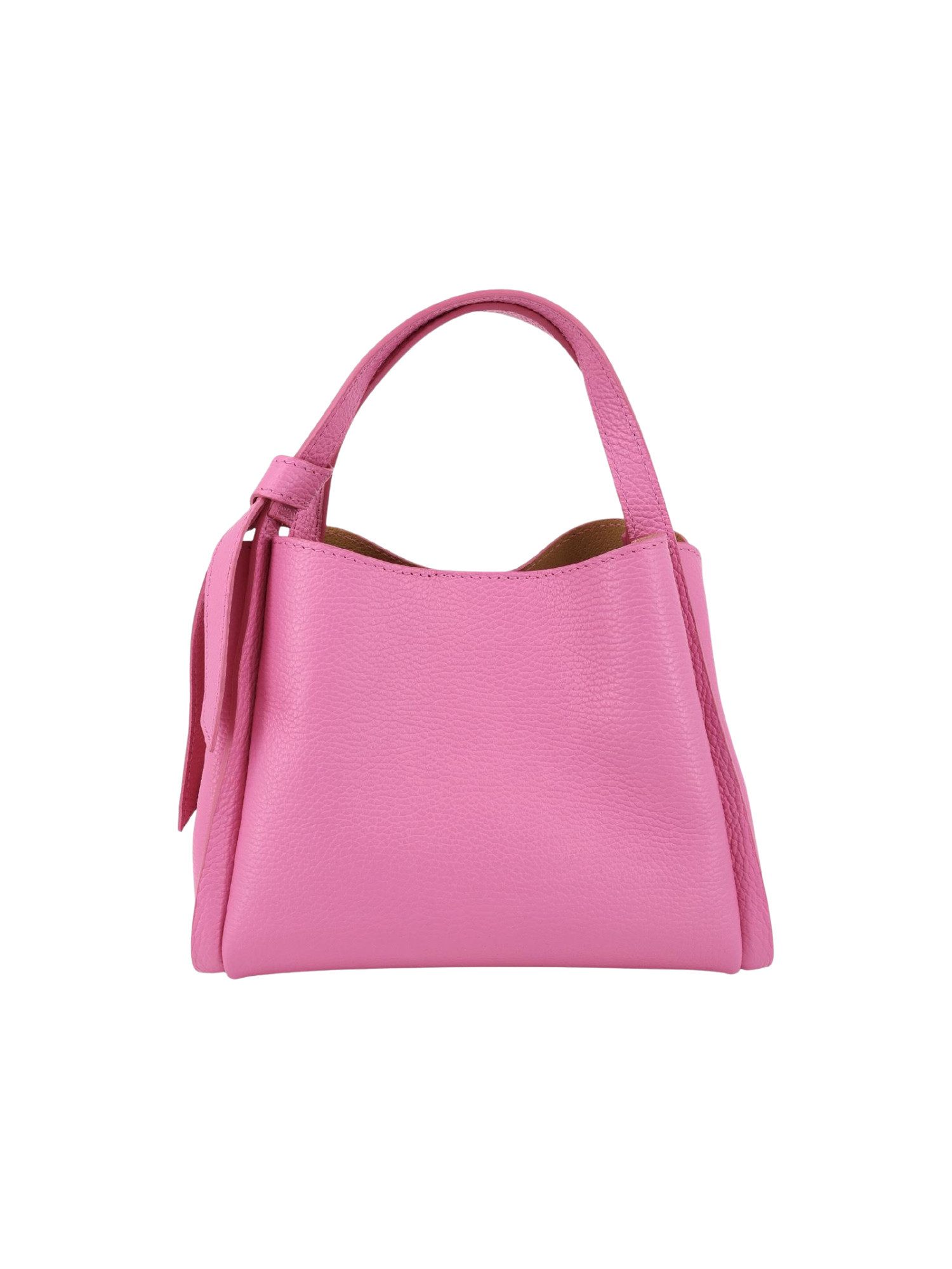BRISE TASCHE Schultertasche Echtleder-Schultertasche mit Henkel & Crossbody-Gurt – Bubblepink (1-teilig, Tasche inkl. Schulterriemen), Echtleder, Magnetverschluss, verstellbarer Schulterriemen