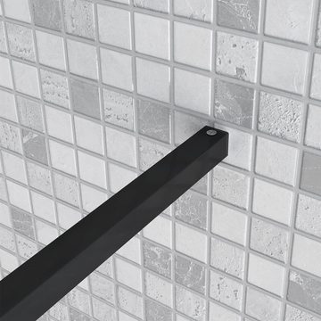 duschspa Duschwand 200cm Duschwand Walk in Dusche Duschtrennwand 8mm klares Nano Glas, Einscheibensicherheitsglas, Sicherheitsglas, (Set), Glas, Nano Glas