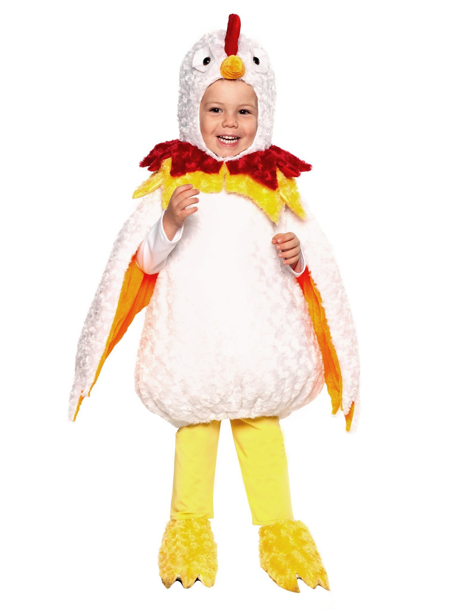 Underwraps Kostüm Hahn Kostüm für Babys, Freches Tierkostüm für die Kleinsten