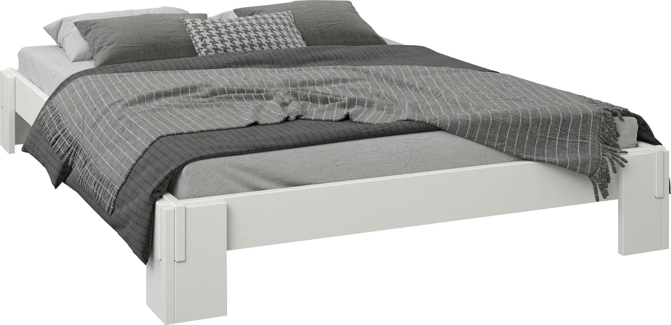 OTTO home Futonbett "ZEN " zertifiziertes Massivholz (Kiefer), Massivholzbett, zeitlos elegant