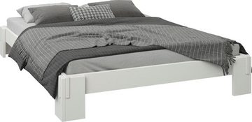 Home affaire Futonbett "ZEN " zertifiziertes Massivholz (Kiefer), Massivholzbett, zeitlos elegant