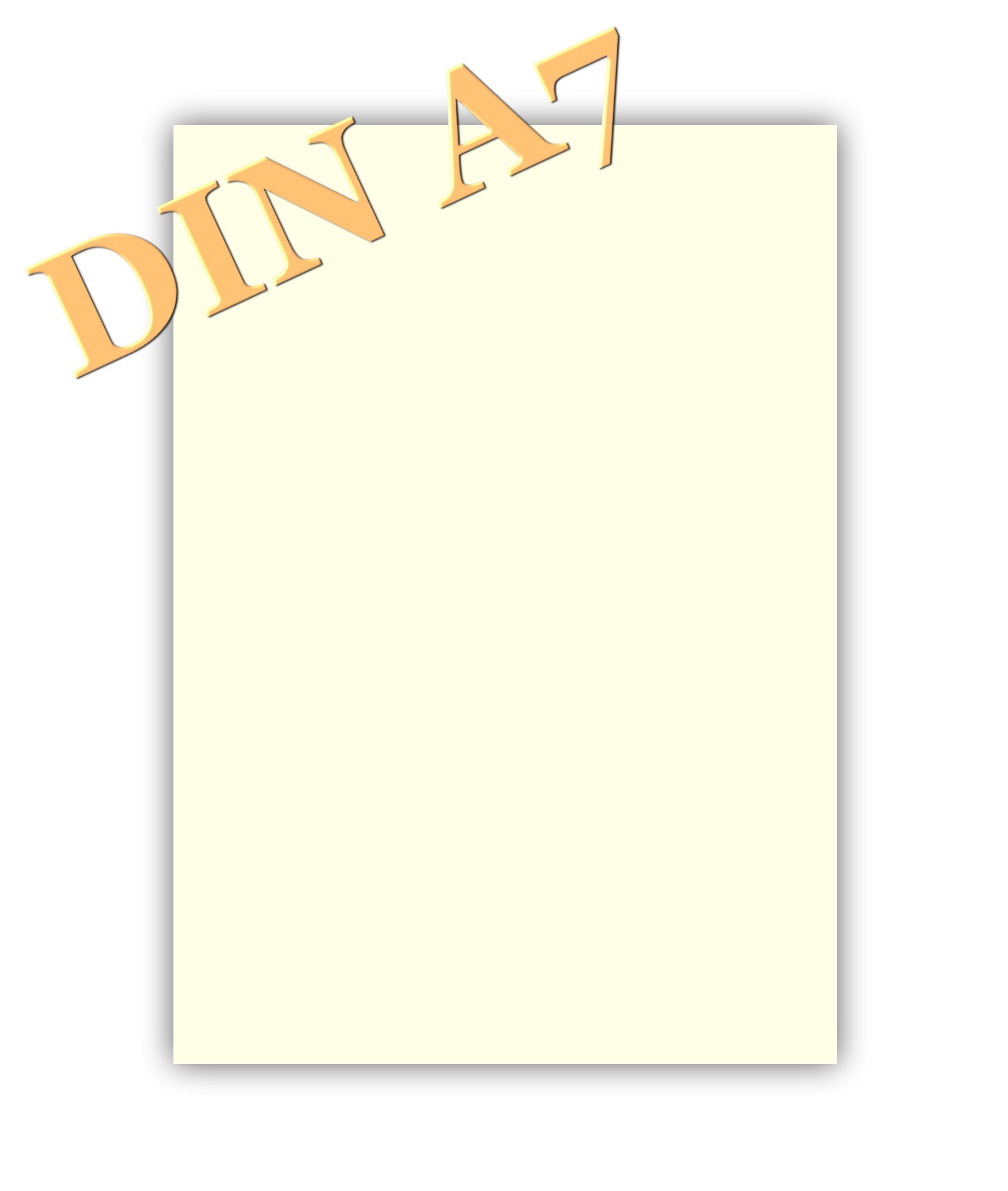LYSCO Briefpapier farbige Premium Briefbogen Caribic, Farbe Perlweiß (CAR-801), Schreibpapier Creme - Formate DIN A3, A4, A5, A6, A7, DIN lang
