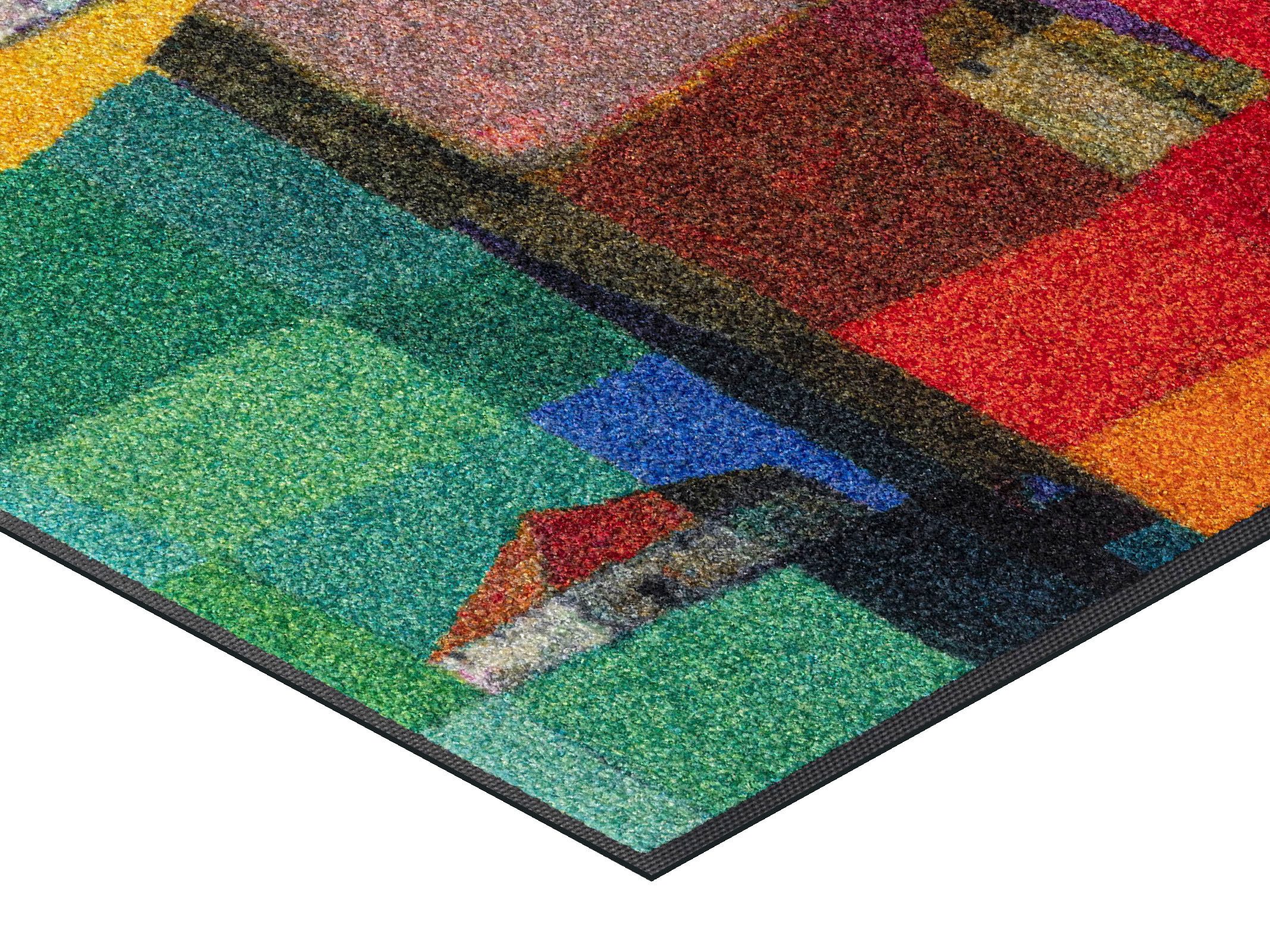 wash+dry by Kleen-Tex Fußmatte Venetien, rechteckig, Höhe: 7 mm, Schmutzfangmatte, rutschhemmend, In- und Outdoor geeignet, waschbar – Bild 4 von 5