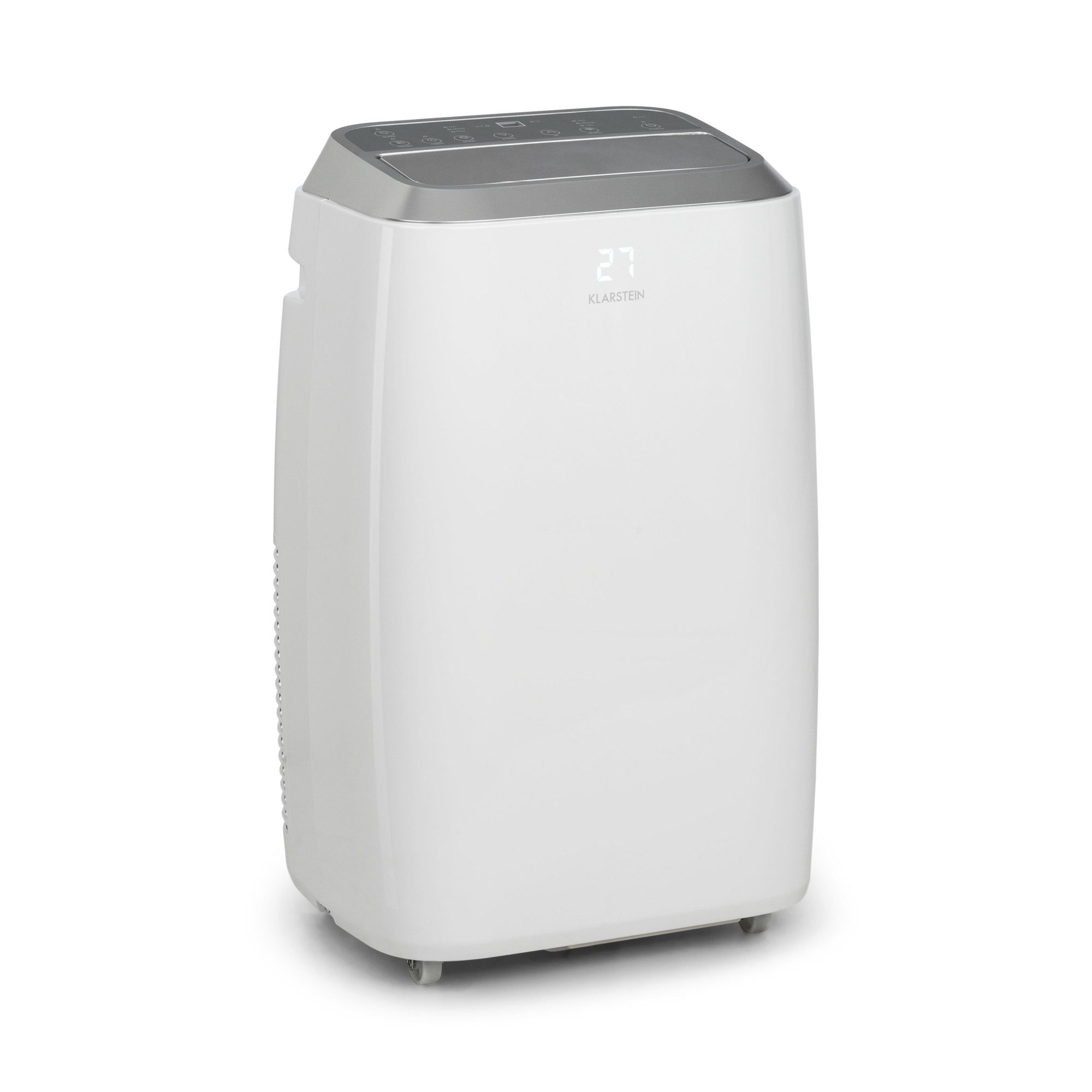 Klarstein Klimagerät mobile Klimaanlage Iceblock Prosmart, 12000 BTU leise mit App bis zu 56 m² Klimagerät mobil mit Timer