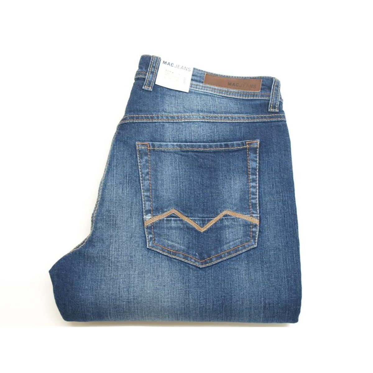 Shorts (1-tlg) MAC regular blau