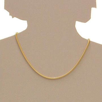 OSTSEE-SCHMUCK Silberkette - Schlange 2,4 mm - Silber 925/000, vergoldet -, (1-tlg)