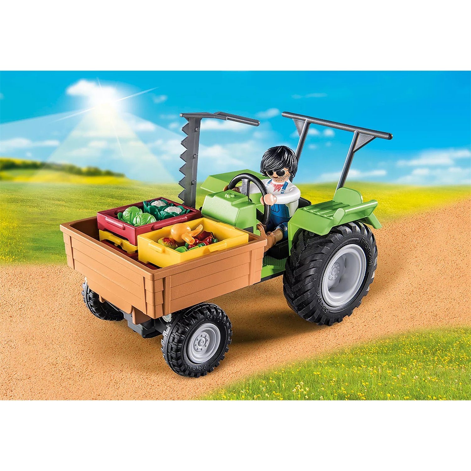 Playmobil® 71249 Traktor mit Hänger Konstruktions-Spielset – Bild 3 von 5