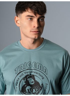 Trigema T-Shirt TRIGEMA T-Shirt mit großem Printmotiv "TRIGEMA 1919" (1-tlg)
