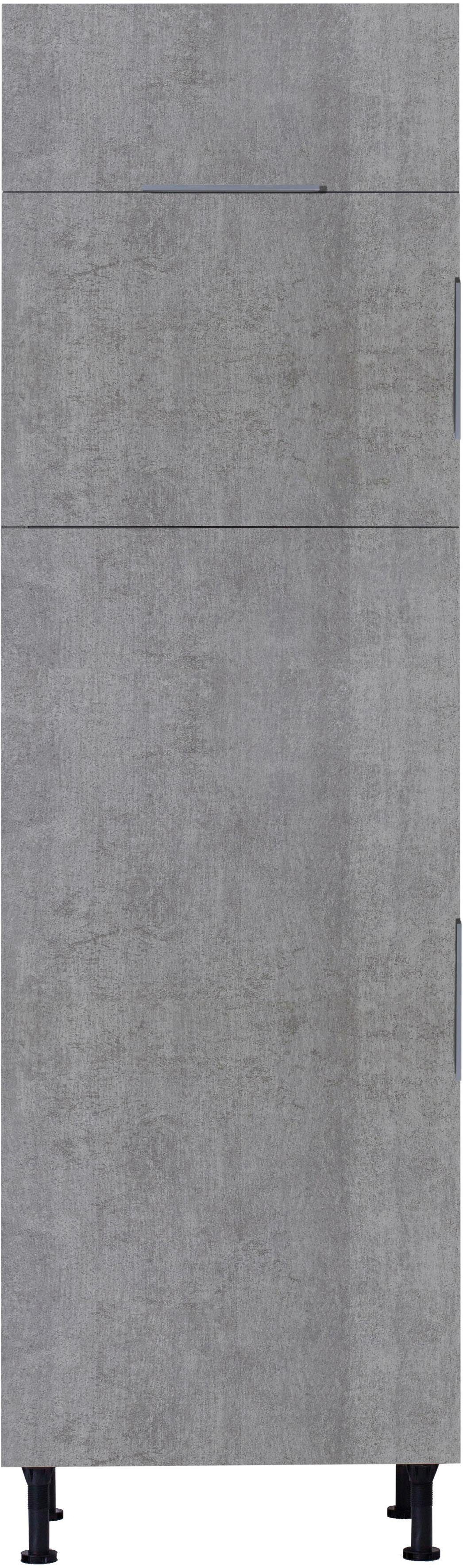 OPTIFIT Kühlumbauschrank Tara betonfarben | betonfarben