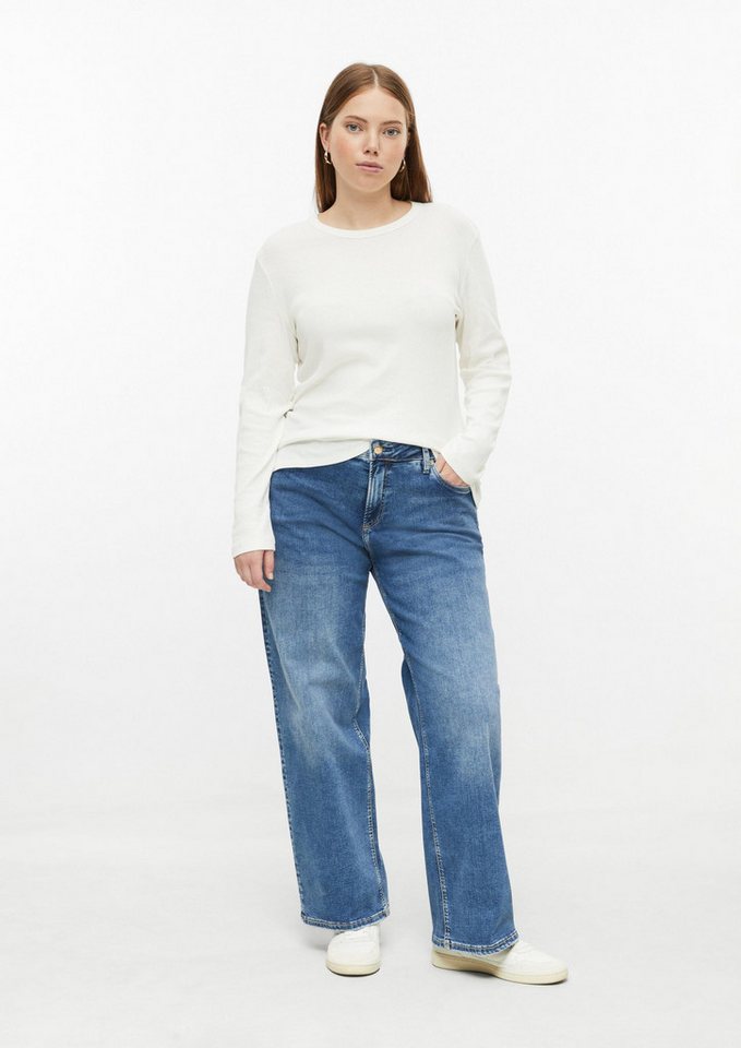 QS Weite Jeans Jeans-Hose Jeans / Mid Rise / Wide Fit