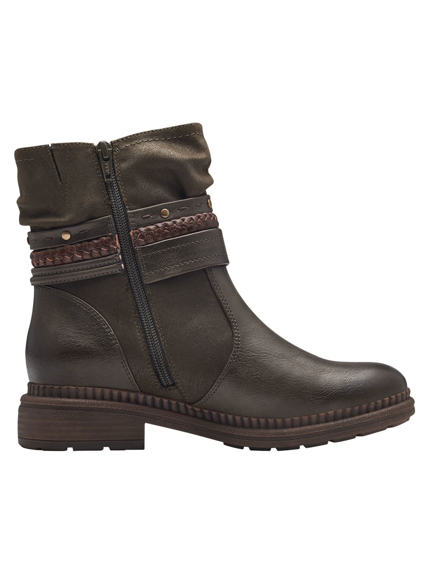 Jana Tex, Vegan, Mehrweite mit Absatz kein Absatz Stiefelette Tex