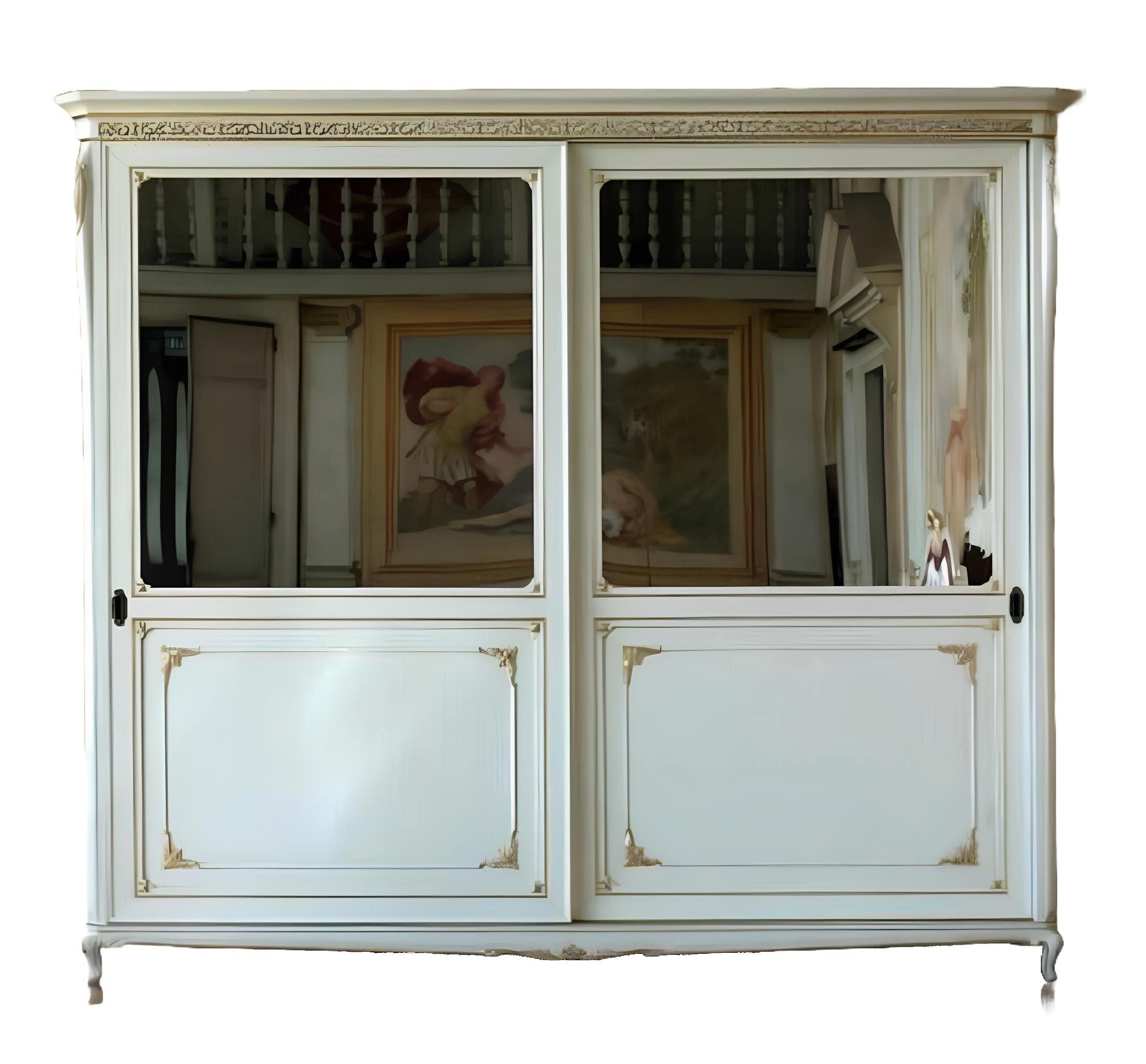 JVmoebel Kleiderschrank Klassischer Landhausstil Kleiderschrank aus hochwertigem Holz Made in Europa