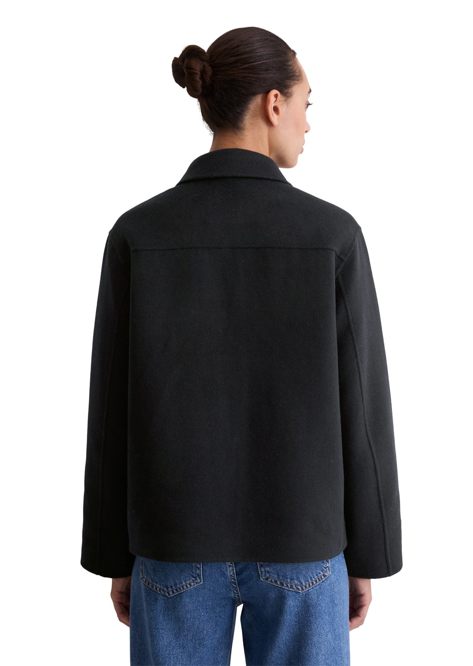 Marc O'Polo Outdoorjacke aus edlem Woll-Doubleface