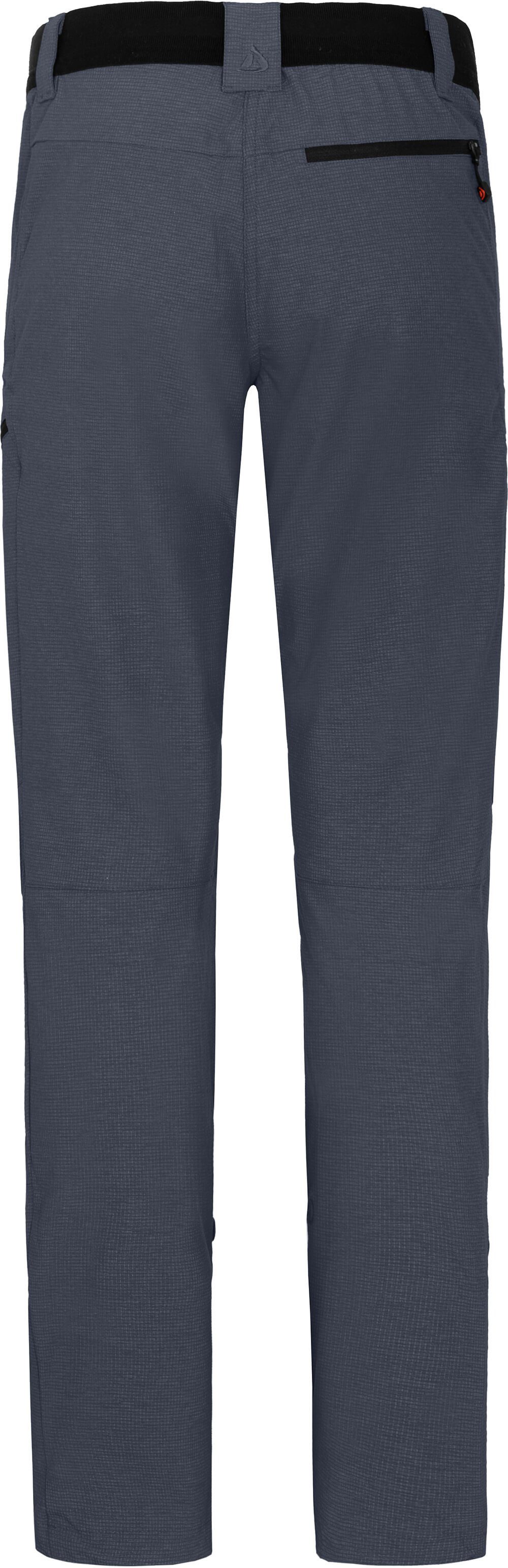 Bergson Outdoorhose PORI Damen Wanderhose, robust, elastisch, Kurzgrößen, grau/blau