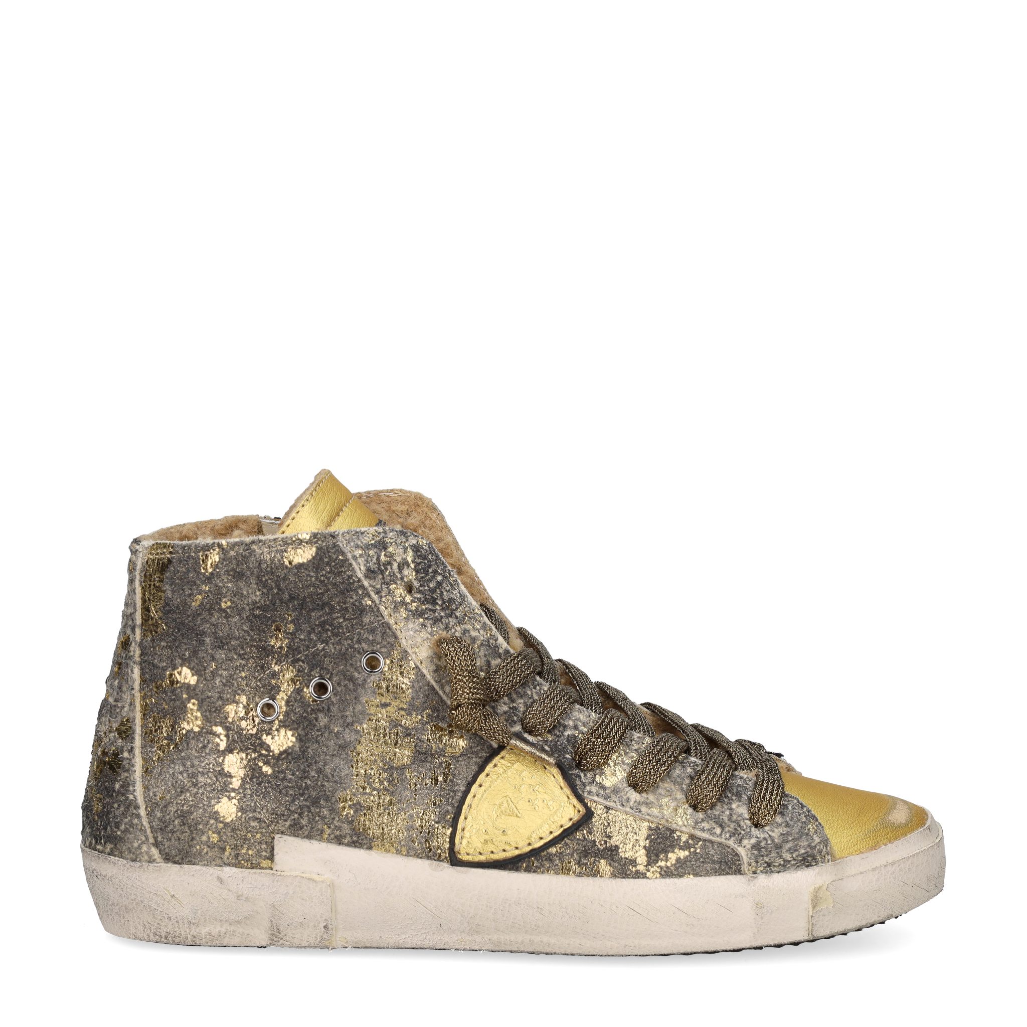 Philippe Model PRSX HIGH, Sneaker, Gold, Damen Sneaker