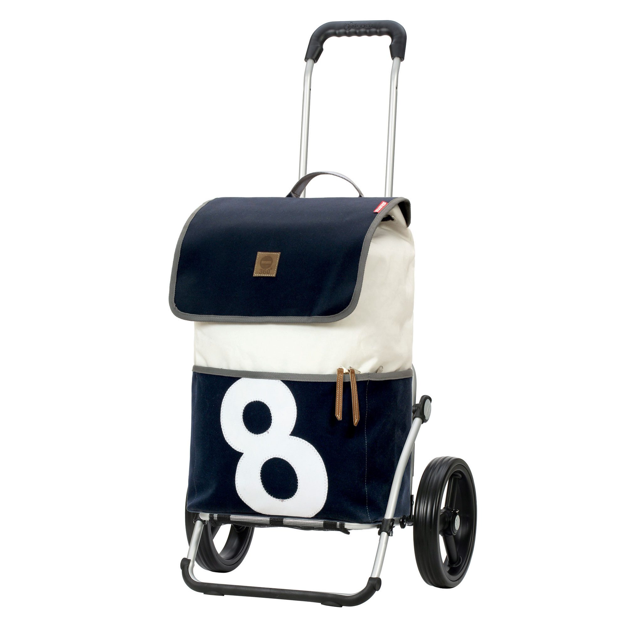 Andersen Einkaufstrolley Royal Shopper 360° Mole 8, klappbare Ladefläche, belastbar bis 50kg, wasserabweisend