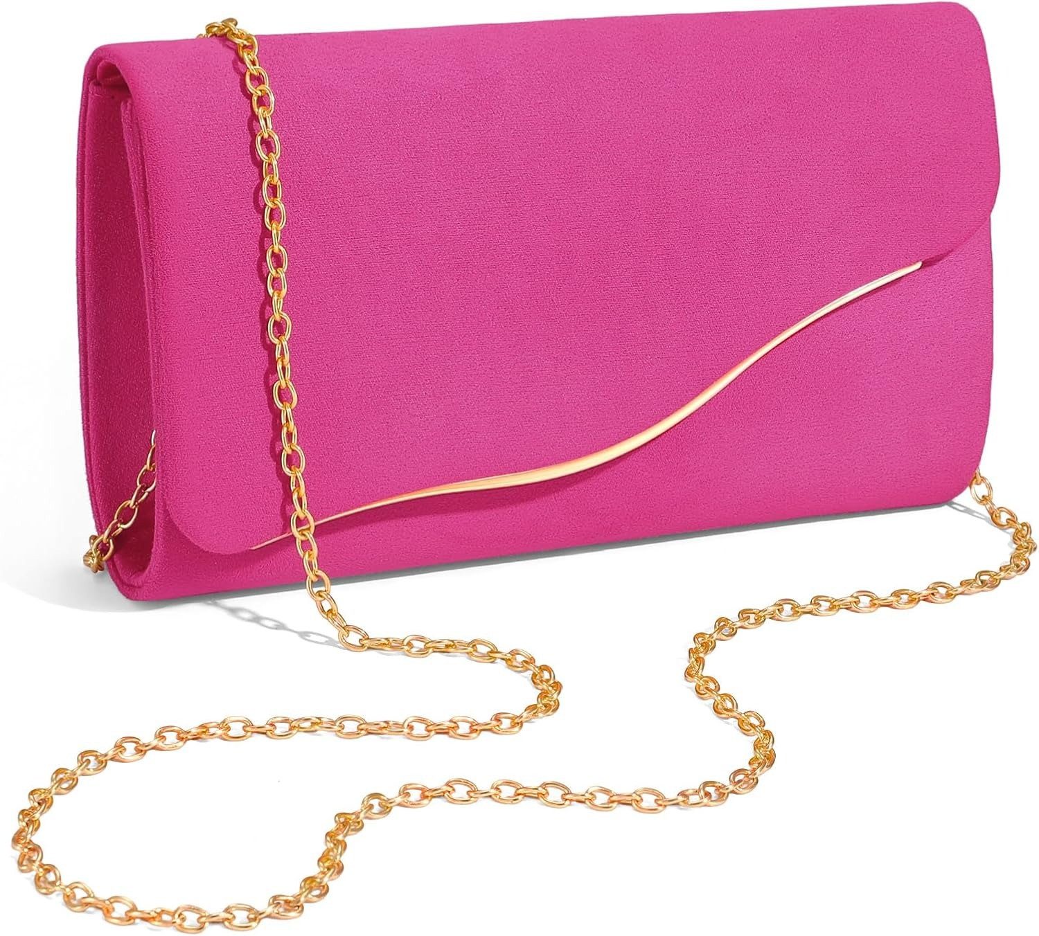 Zaewry Abendtasche Damen Fashion-Abendtasche, Vintage-Samt-Clutch, mit abnehmbarer Kette, geeignet für Hochzeiten und Partys
