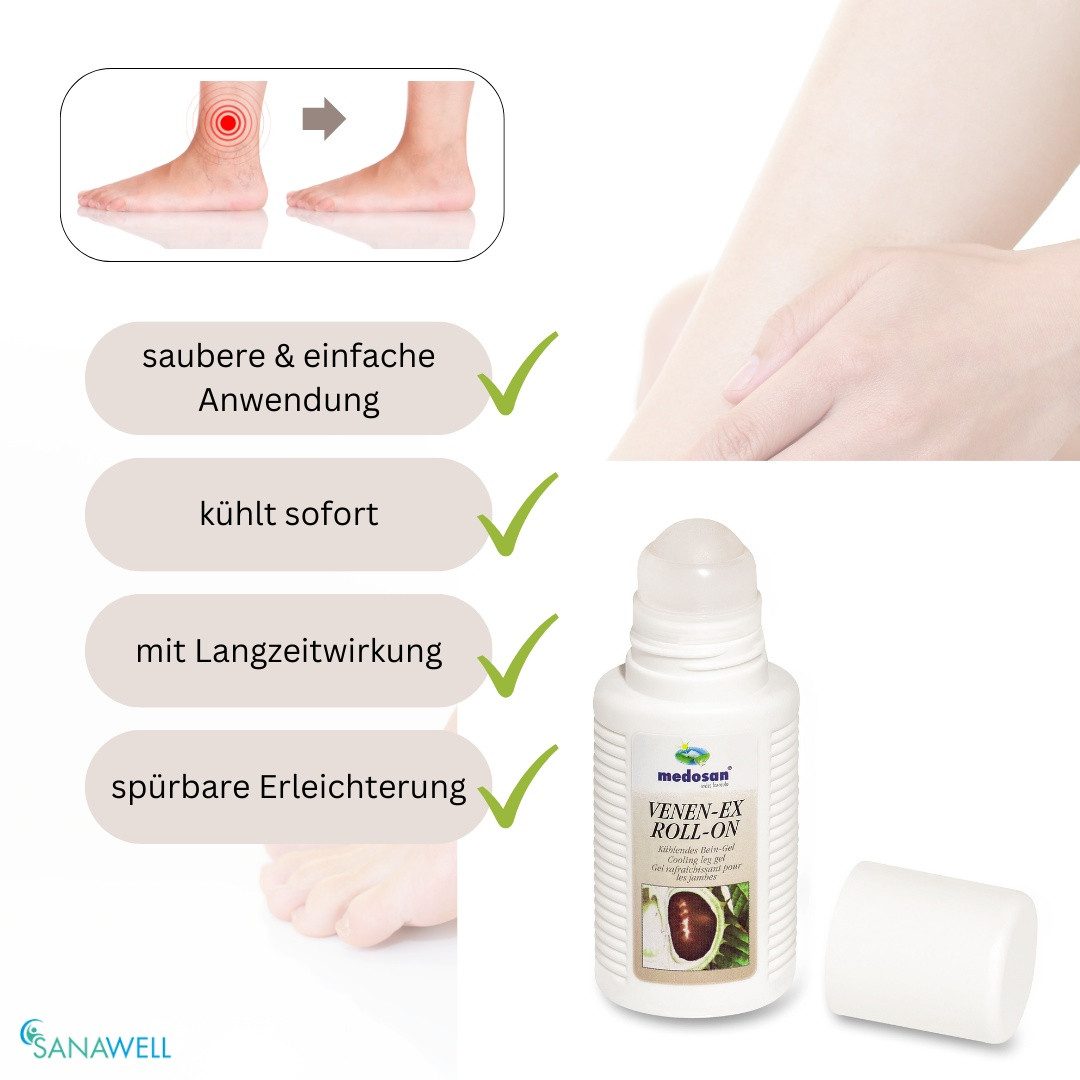 Medosan Hautcreme Venen-Ex Roll-On