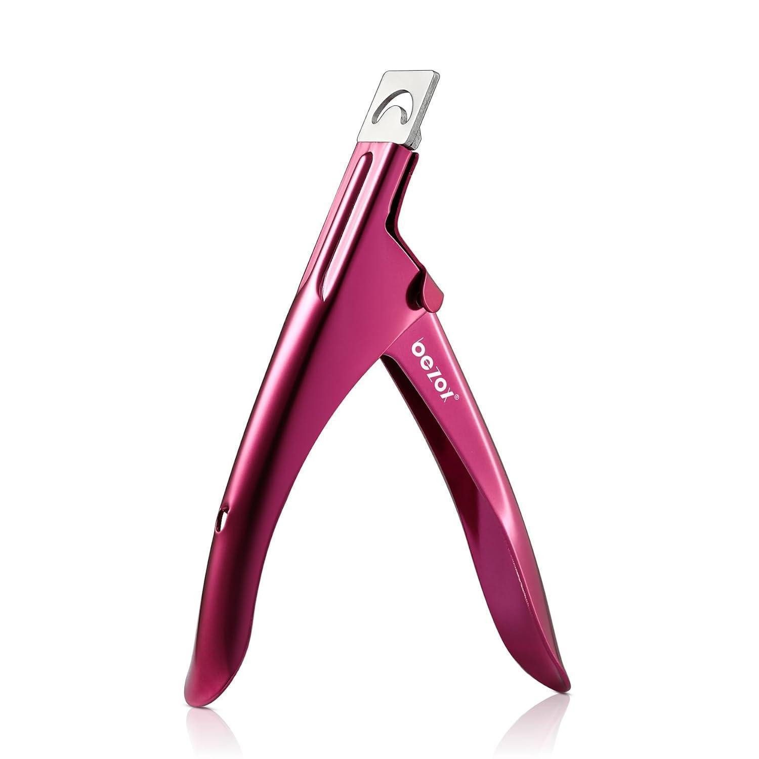 LuxusKollektion Nagelknipser Nagelschneider Edelstahl für Kunstnägel - Acryl Clipper Cutter