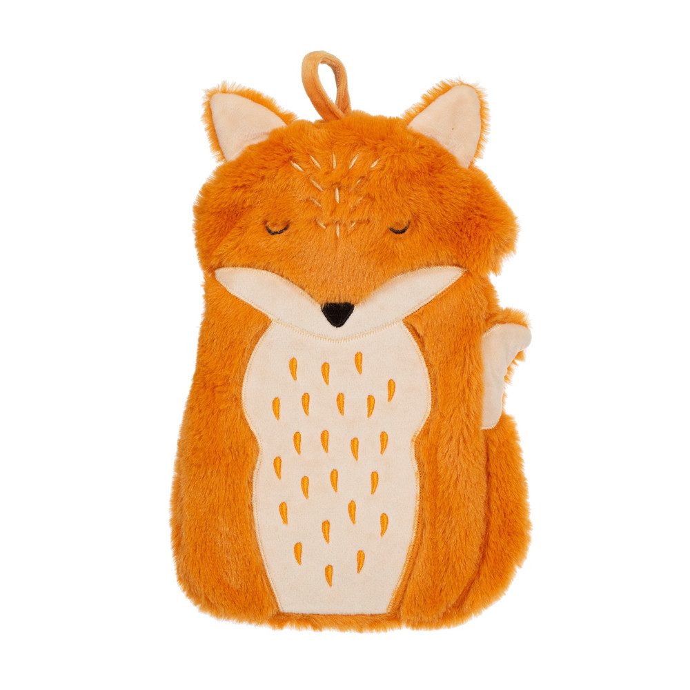 Sass & Belle Wärmflasche mit Fuchs Bezug, (Bettflasche, ca. 20 x 30 cm, 1-tlg., Finley), perfekt für abendliches Kuscheln