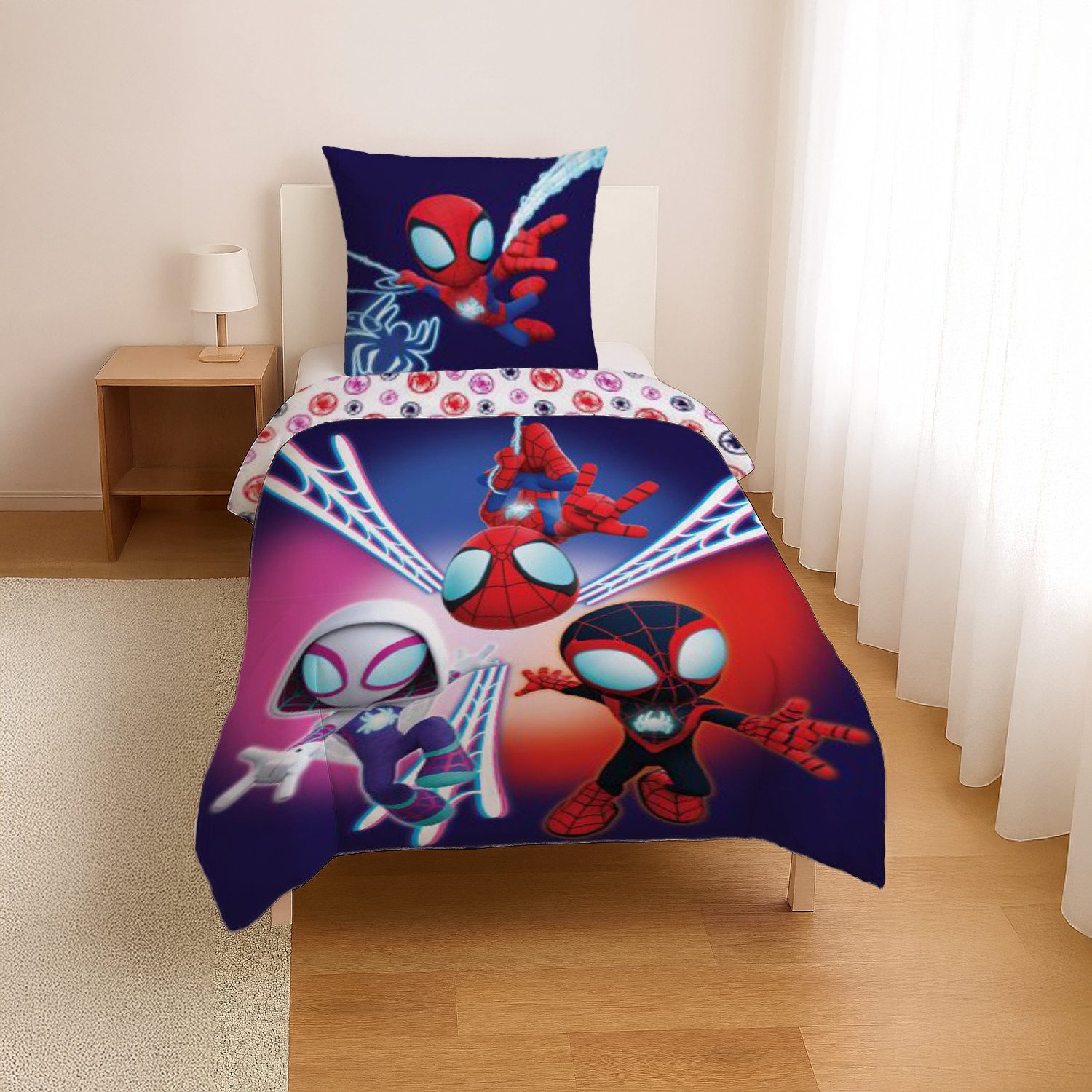 BrandMac Kinderbettwäsche Spidey und seine Super-Freunde Bettwäsche-Set 135 günstig online kaufen